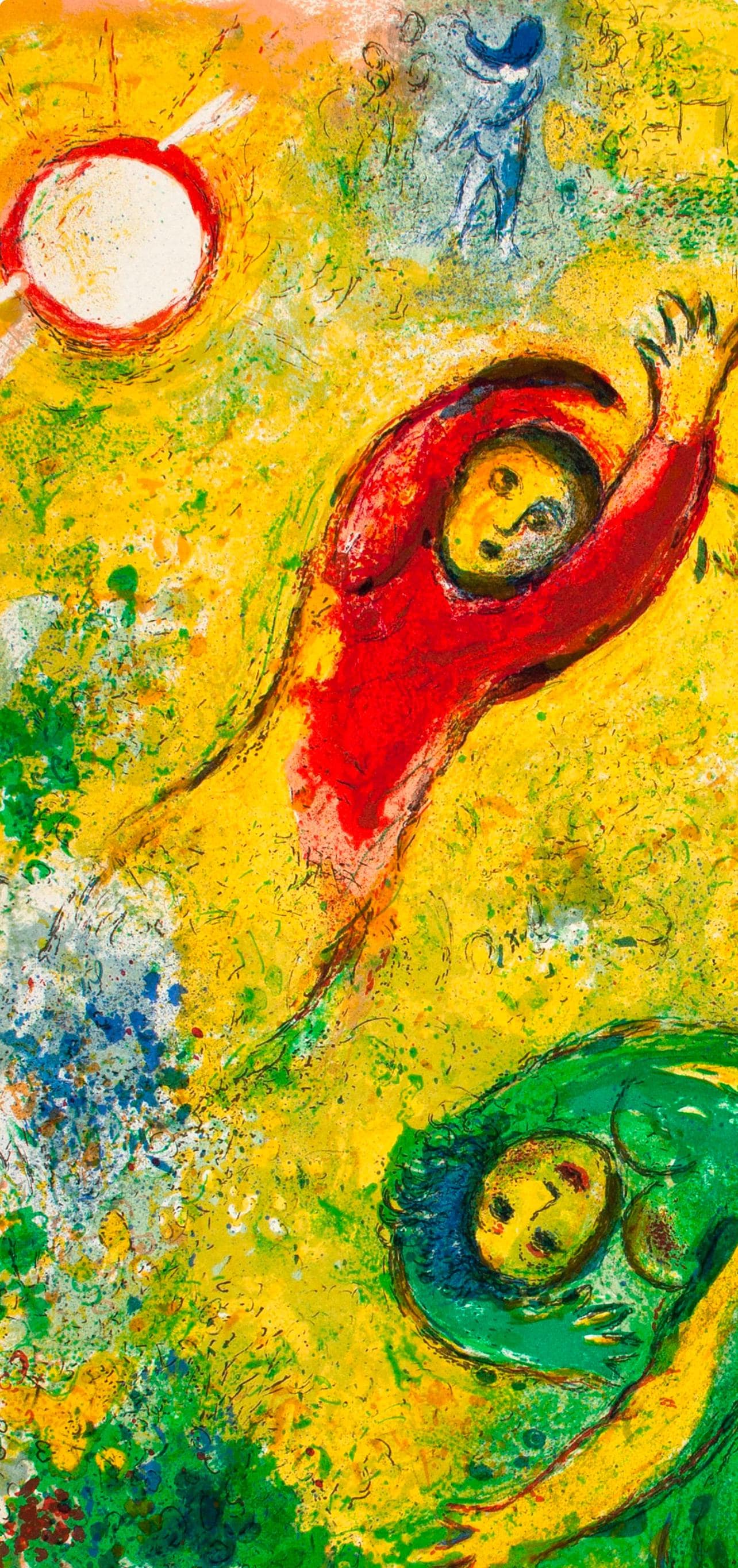 Marc Chagall, Les Fleurs Saccages, Daphnis Et Chlo, Hliogravure