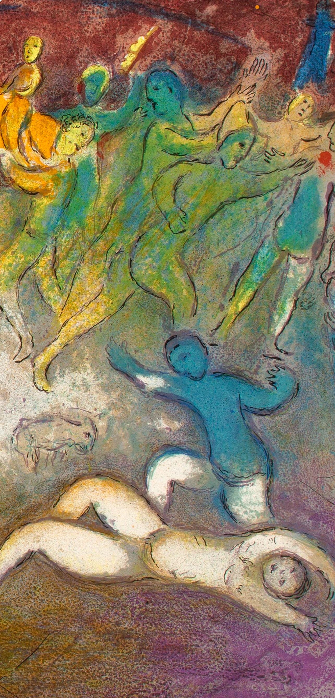 Marc Chagall, Enlvement De Chlo, Daphnis Et Chlo, Hliogravure