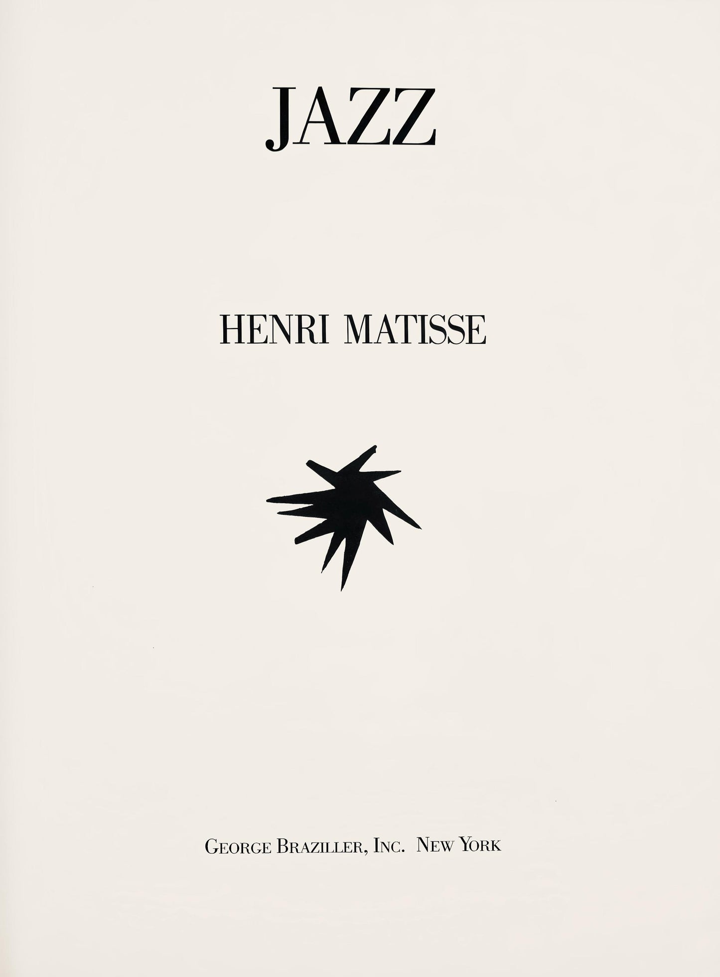 Henri Matisse, Le Destin, Jazz, Special Edition For The Museum Of Modern Art, Hliogravure