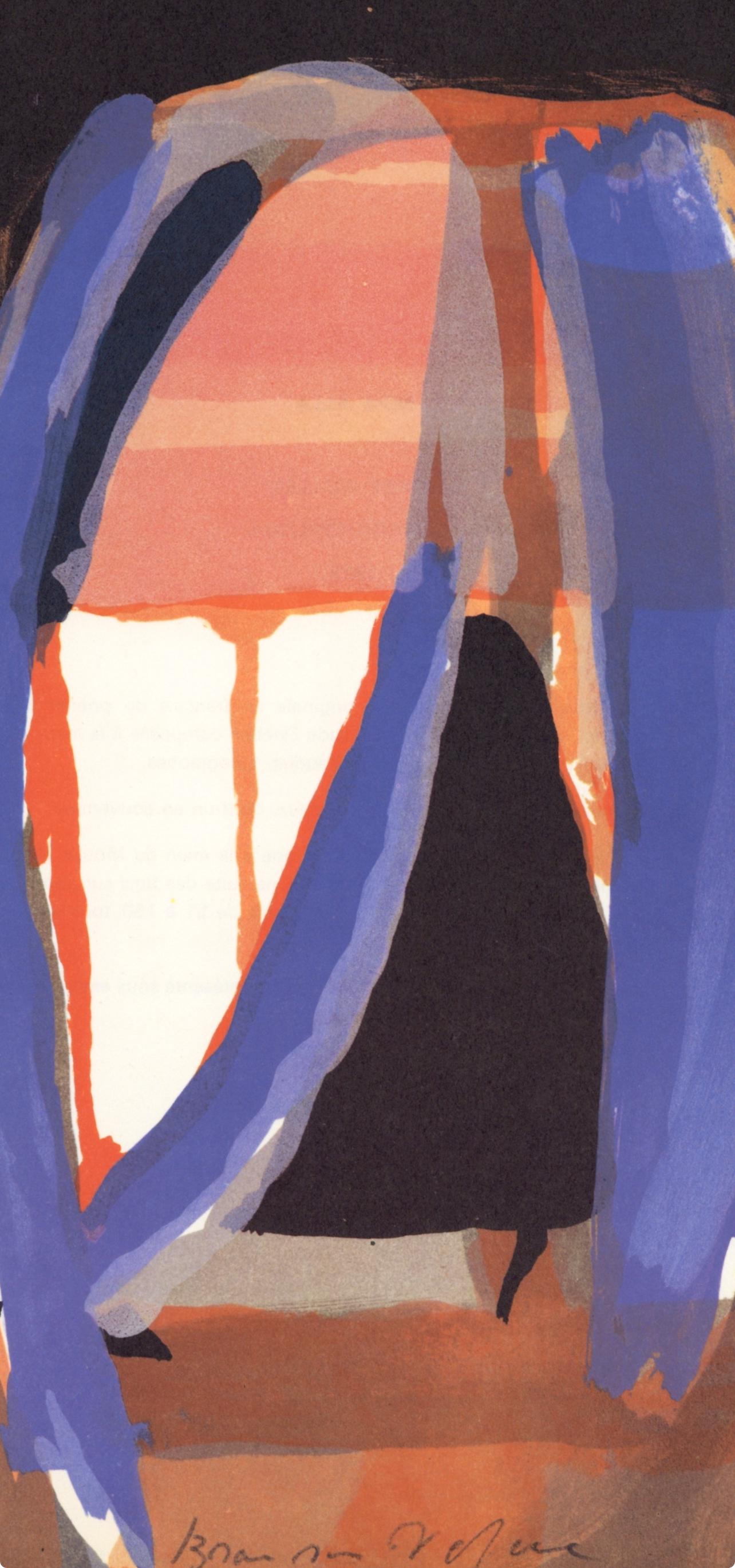 Geer Van Velde, Composition, Derrire Le Miroir, Lithograph