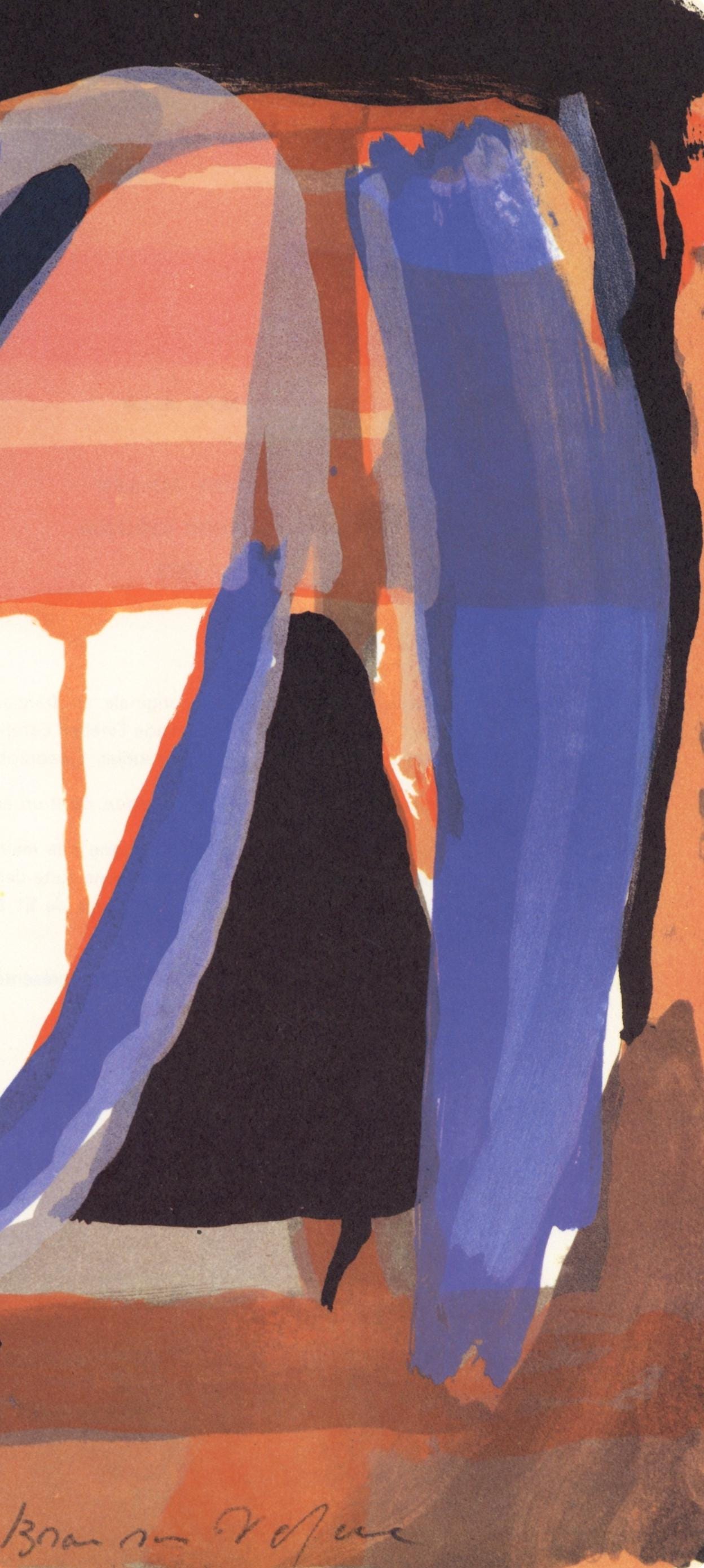 Geer Van Velde, Composition, Derrire Le Miroir, Lithograph