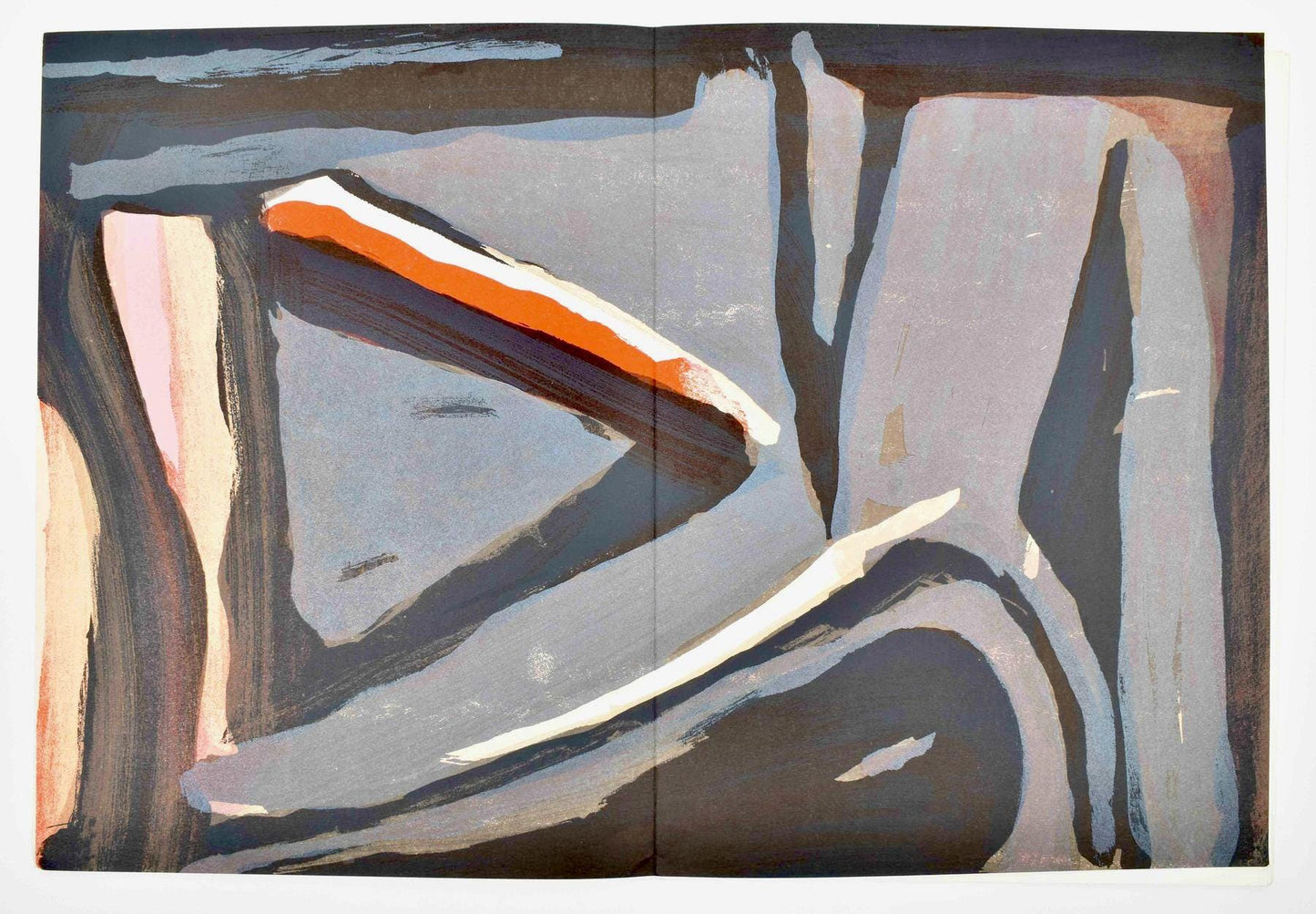 Geer Van Velde, Composition, Derrire Le Miroir, Lithograph