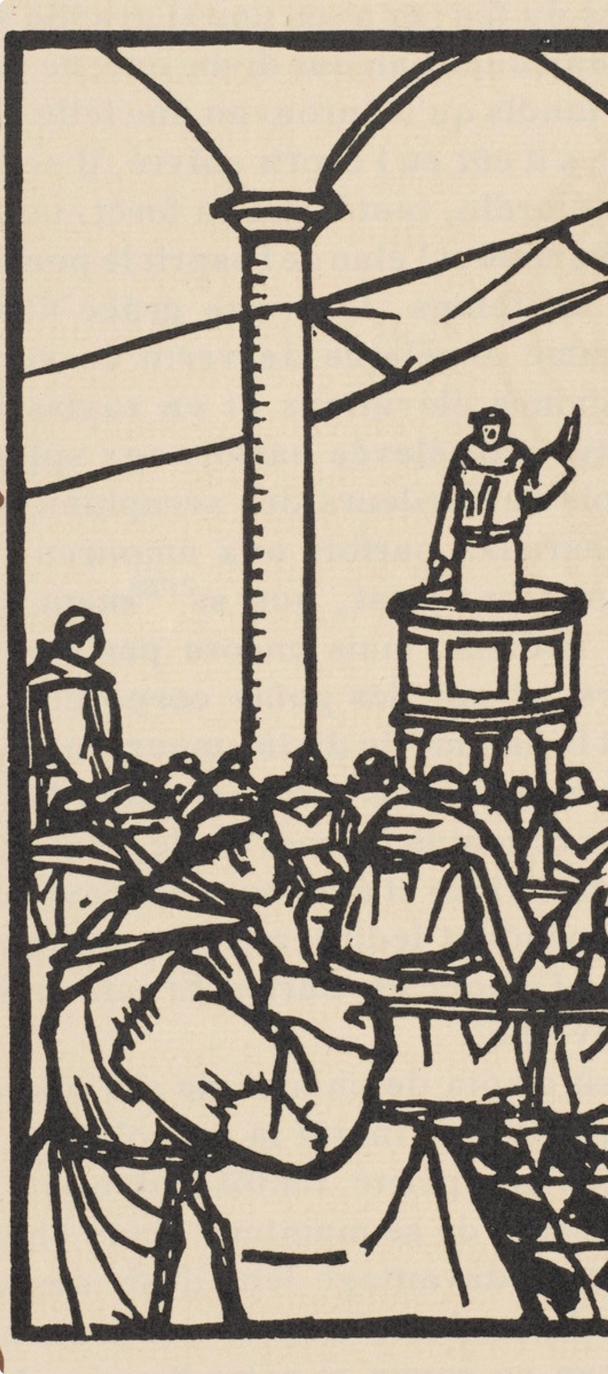Mile Bernard, Composition (Morane, No. 100), Les Petites Fleurs De St. Franoise, Woodcut