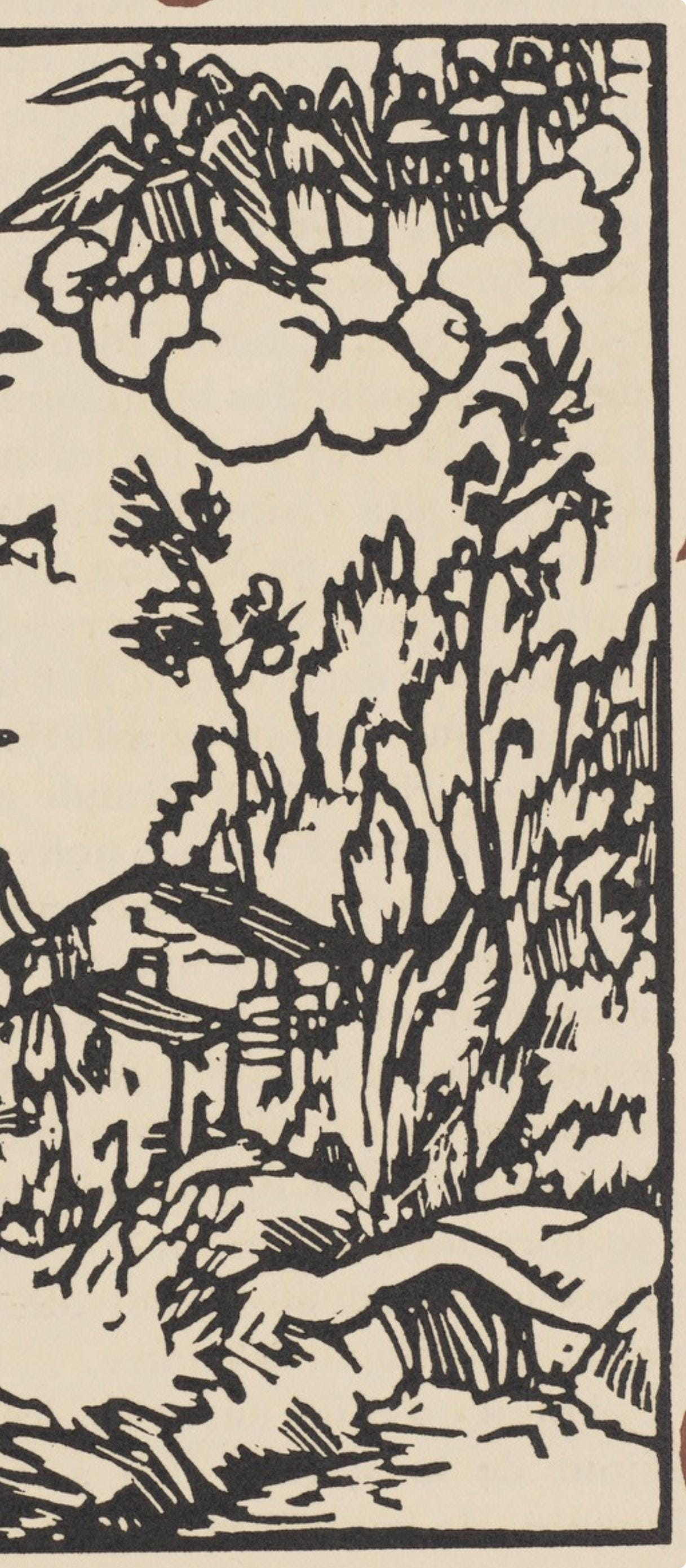 Mile Bernard, Composition (Morane, No. 100), Les Petites Fleurs De St. Franoise, Woodcut