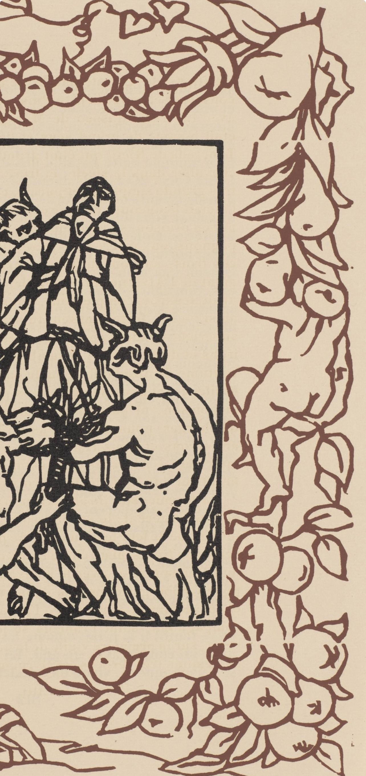 Mile Bernard, Composition (Morane, No. 100), Les Petites Fleurs De St. Franoise, Woodcut