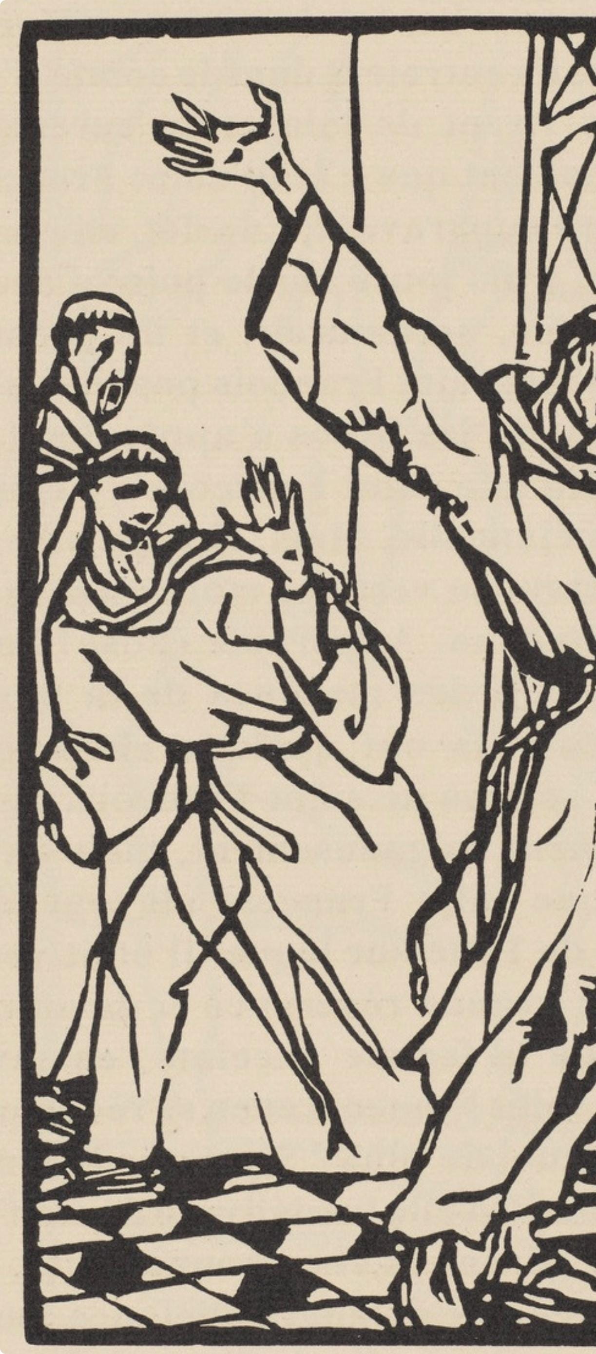 Mile Bernard, Composition (Morane, No. 100), Les Petites Fleurs De St. Franoise, Woodcut