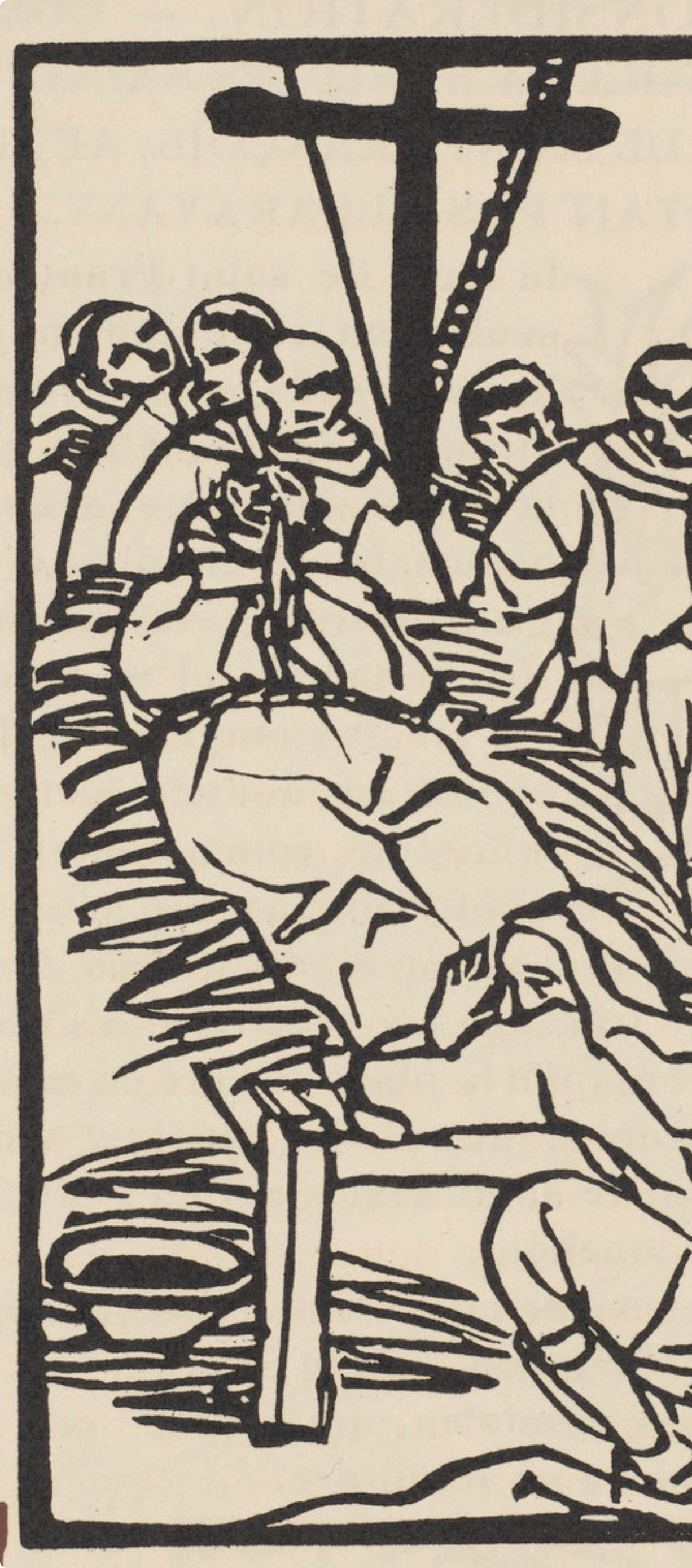 Mile Bernard, Composition (Morane, No. 100), Les Petites Fleurs De St. Franoise, Woodcut