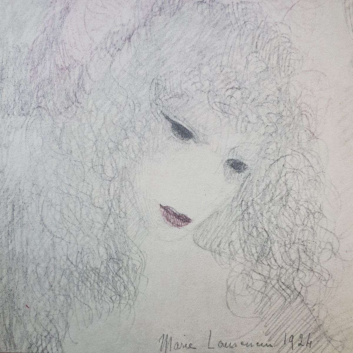 Marie Laurencin, Composition, Marie Laurencin, Lithograph