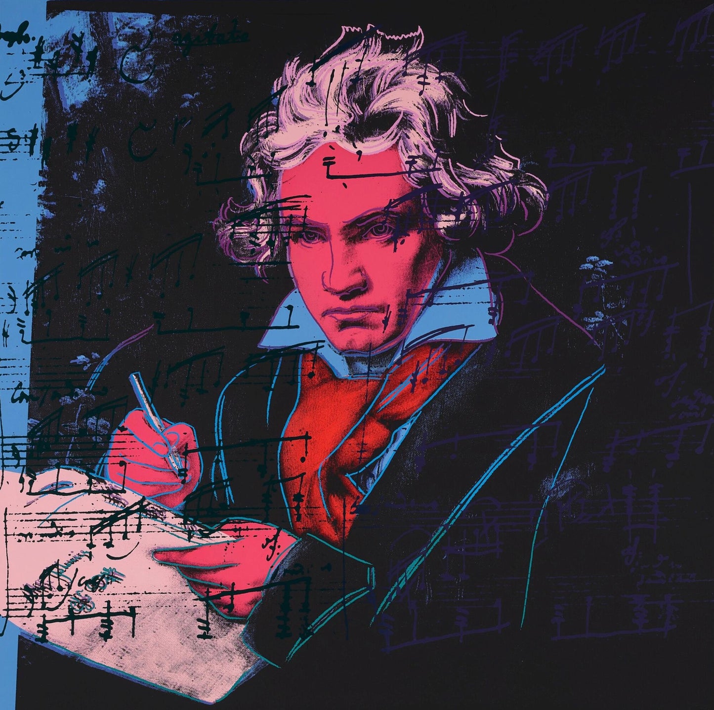 Andy Warhol, Beethoven, N392, N391, N392, N393, Suite Of Four, Official, Sunday B. Morning,