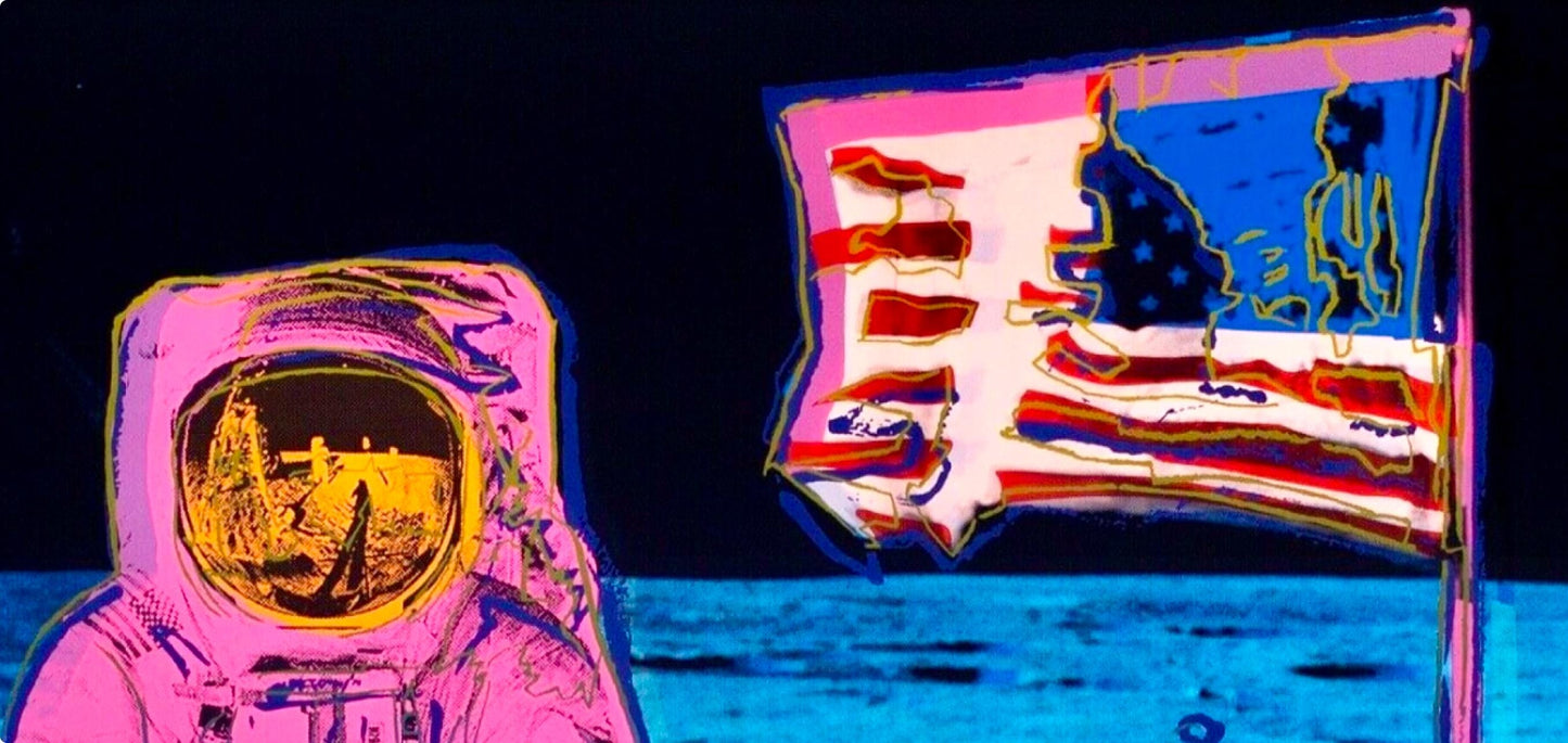 Andy Warhol, Moonwalk, Pink, Suite Of Two, Official, Sunday B. Morning, Silkscreens