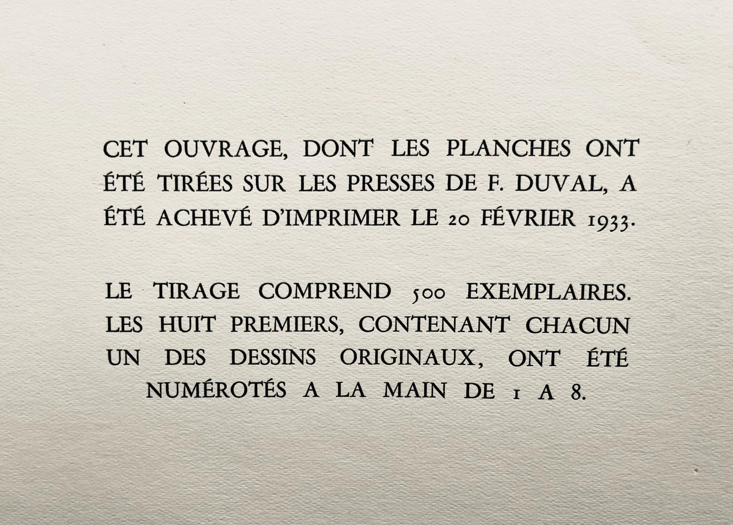 Jean Lurat, Une Toile Sans Table, Huit Dessins La Plume, Lithograph