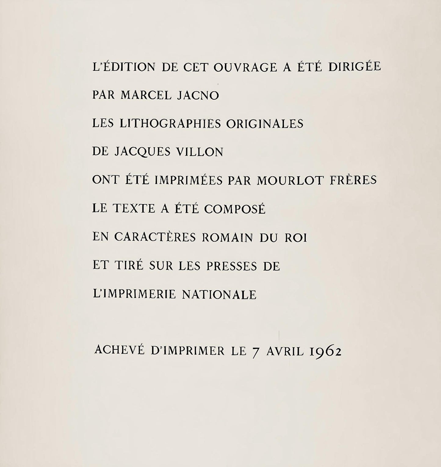 Jacques Villon, Composition (Ginestet/Pouillon 65-72), Jacques Villon, Huit Lithographies,
