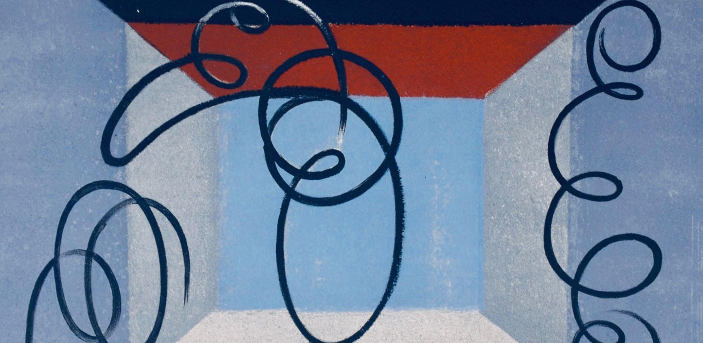 Jacques Villon, Composition (Ginestet/Pouillon 65-72), Jacques Villon, Huit Lithographies,