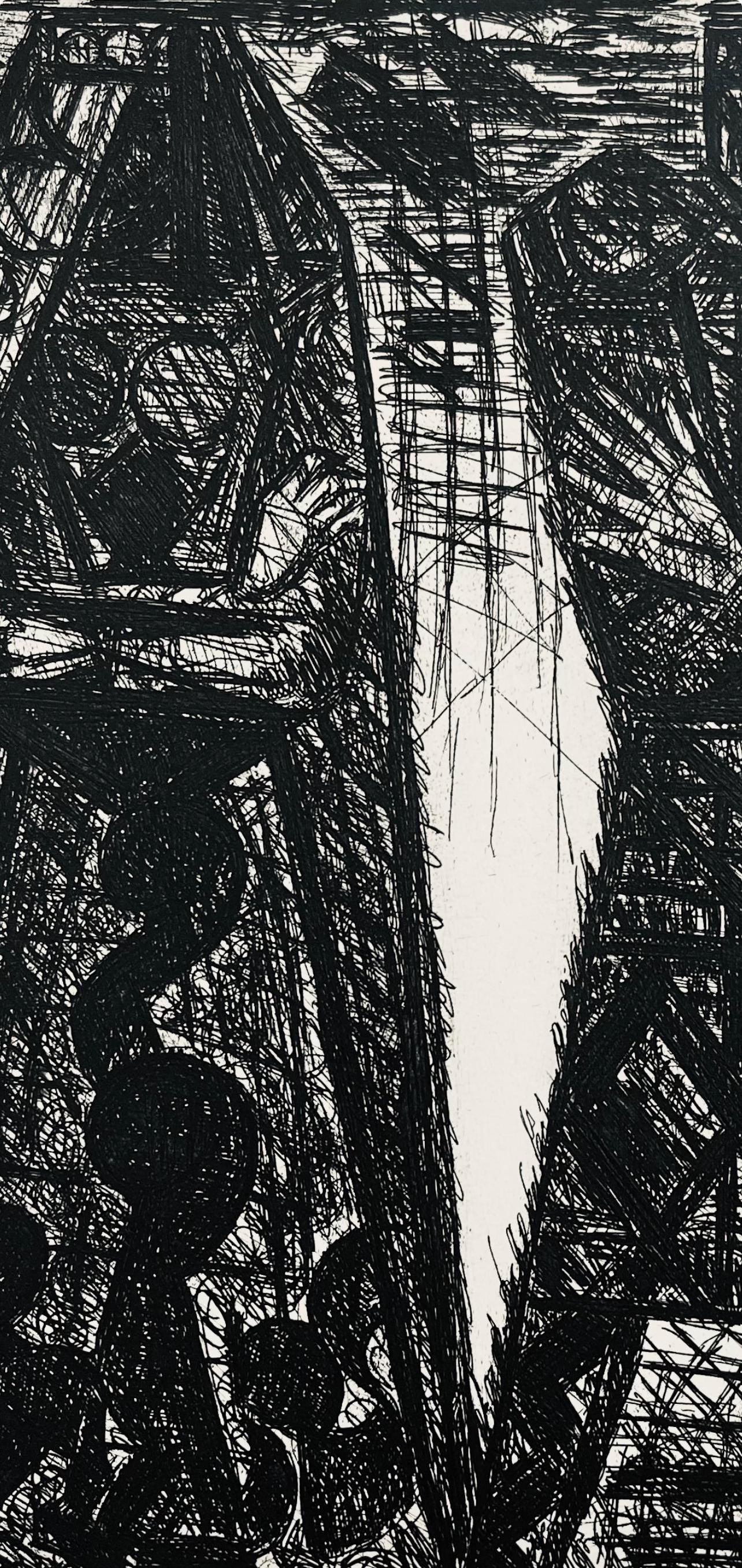 Marcel Gromaire, Le Complot, Scne Vii, Shakespeare, Macbeth, Eaux-Fortes De Gromaire, Etching