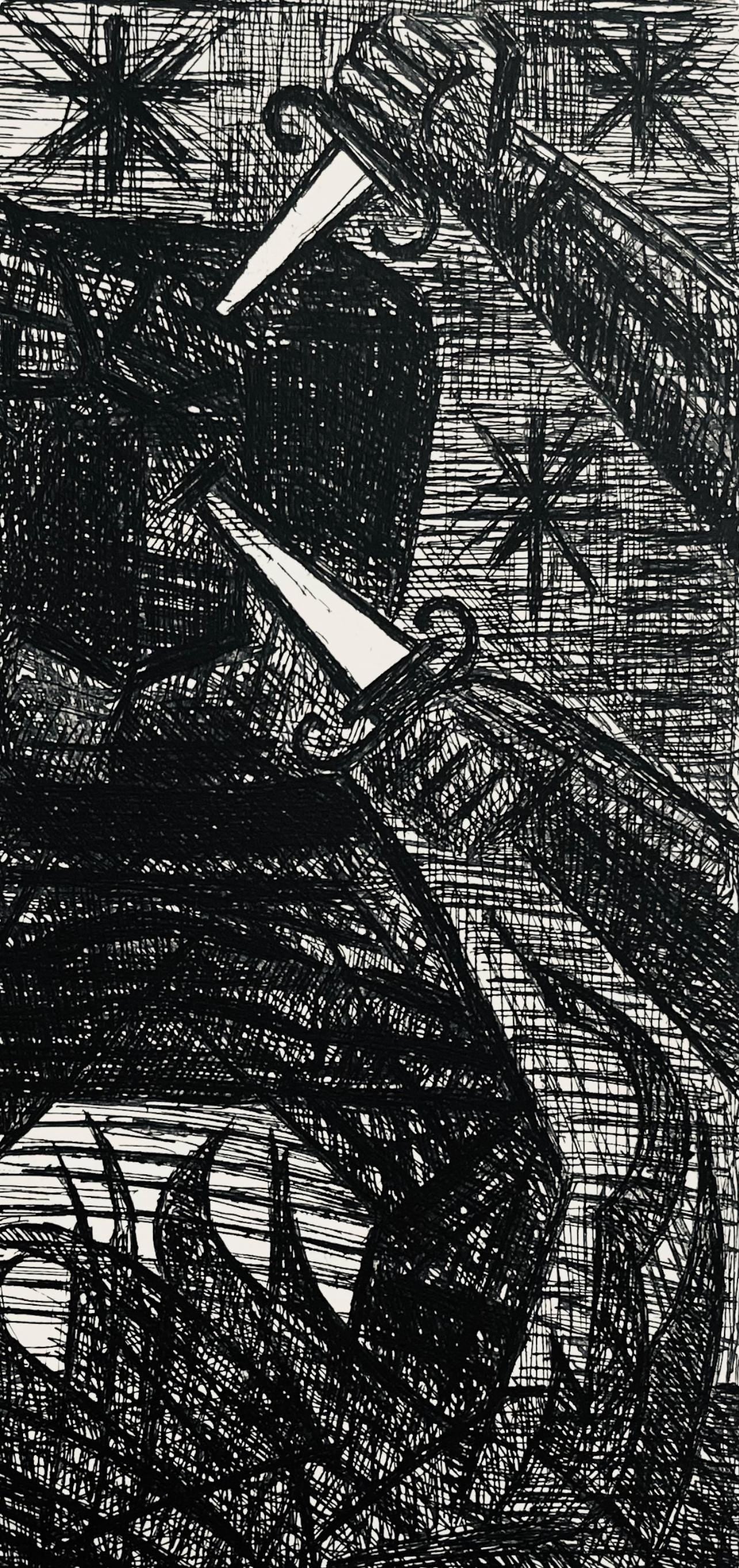 Marcel Gromaire, Assassinat De Banquo, Scne Xii, Shakespeare, Macbeth, Eaux-Fortes De Gromaire,