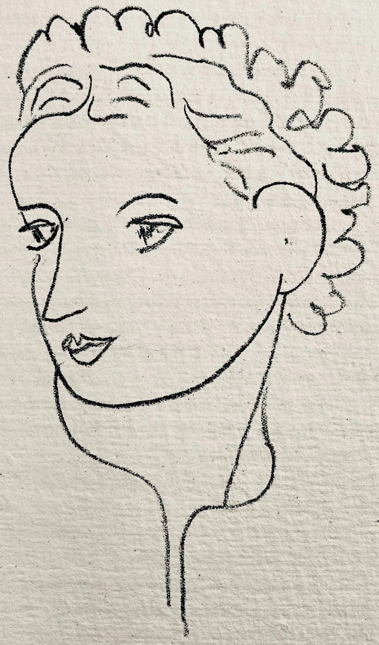Henri Matisse, Lithographie Ii (Duthuit 20), Repli, Gravures De Henri Matisse, Lithograph