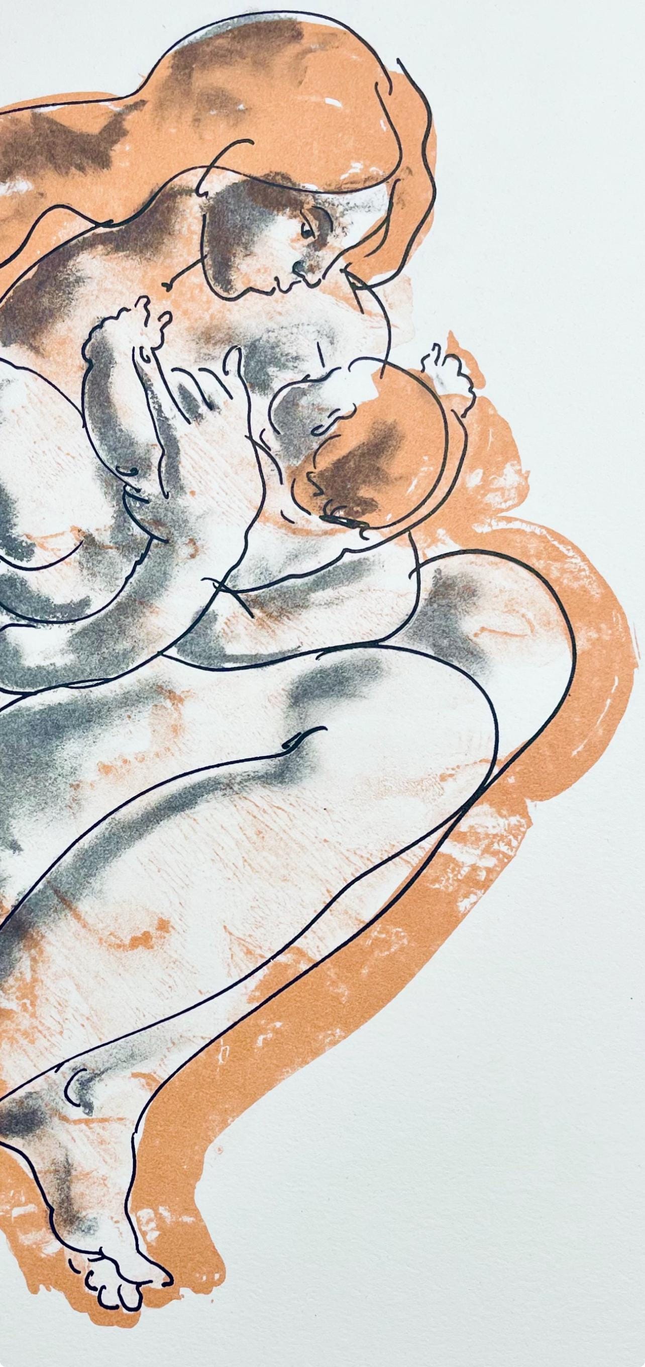 Hans Erni, Composition, Rflexions Simples Sur Le Corps, Lithograph