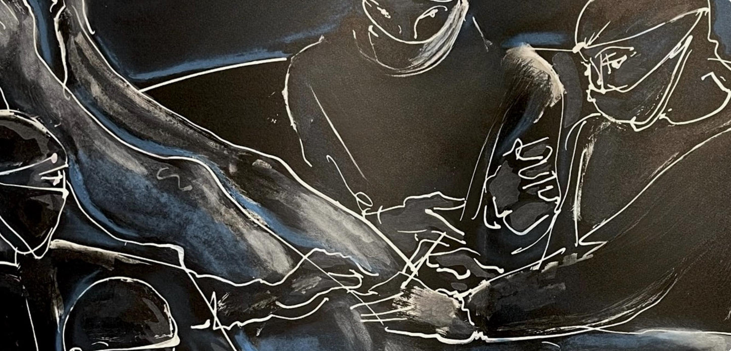 Hans Erni, Composition, Rflexions Simples Sur Le Corps, Lithograph