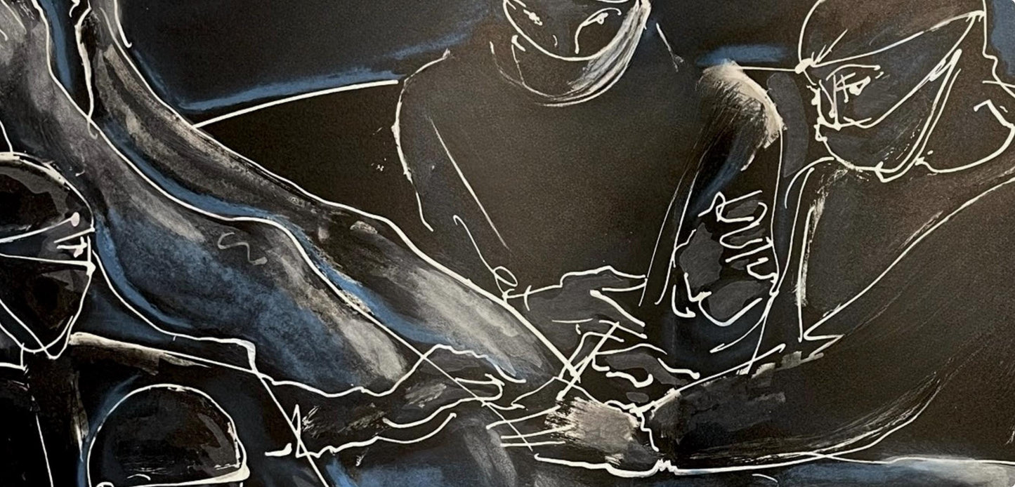 Hans Erni, Composition, Rflexions Simples Sur Le Corps, Lithograph