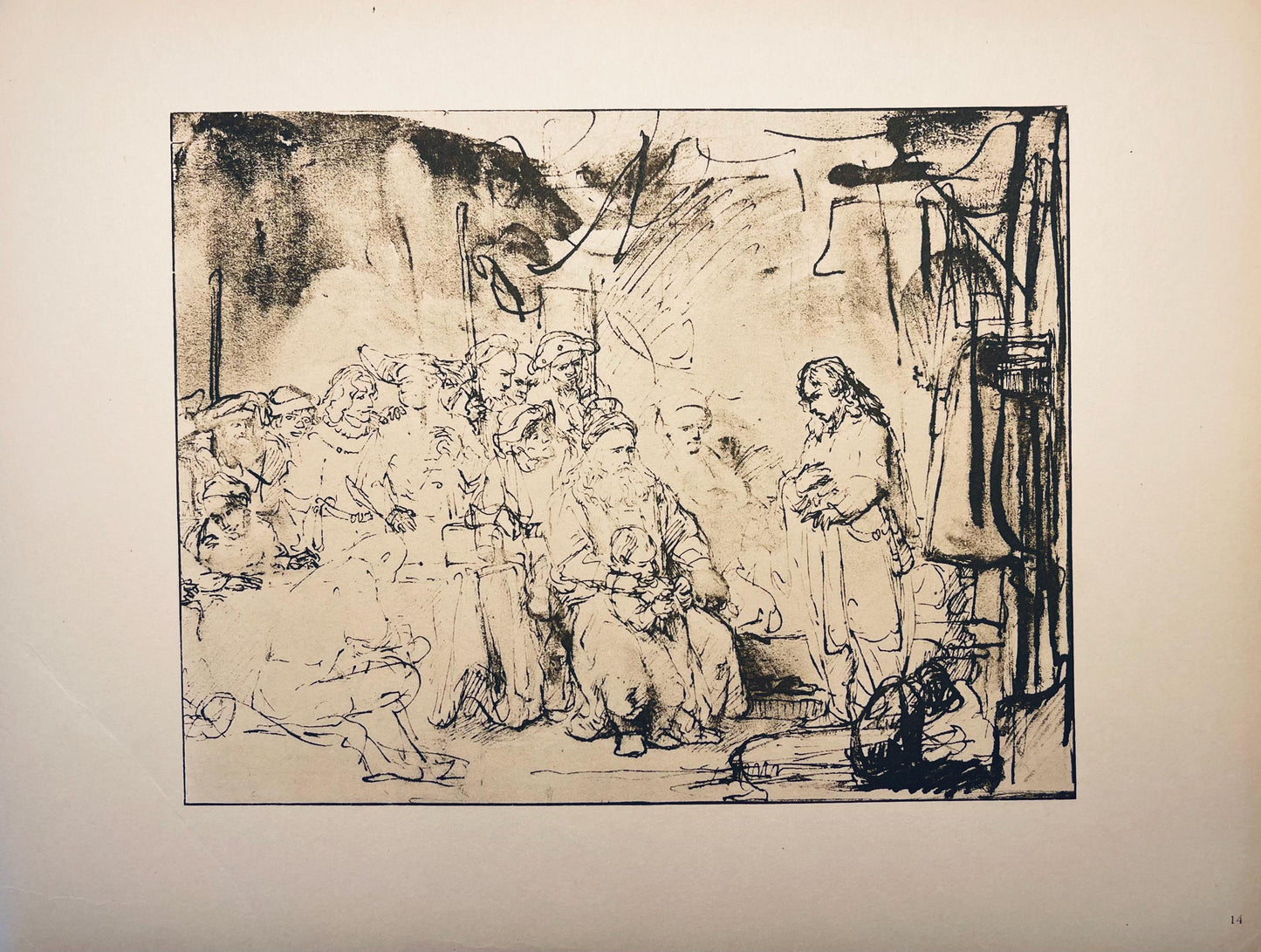 Rembrandt Van Rijn, Joseph Telling His Dream, Drawings From The Bible, Collotype