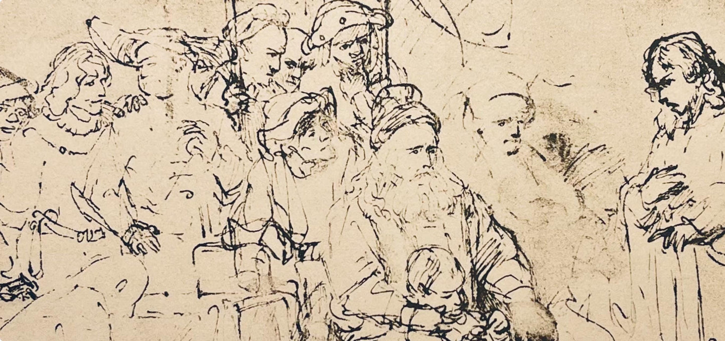 Rembrandt Van Rijn, Joseph Telling His Dream, Drawings From The Bible, Collotype