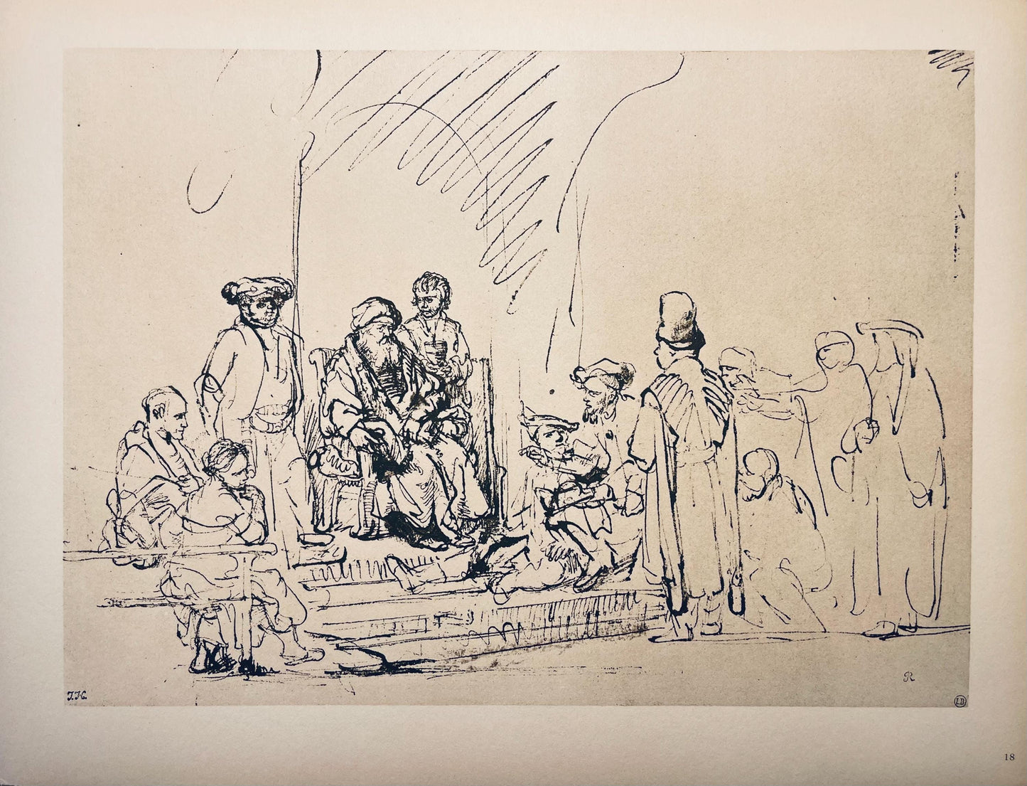 Rembrandt Van Rijn, The Brothers Asking Jacob To Let Benjamin Go With Them, Collotype