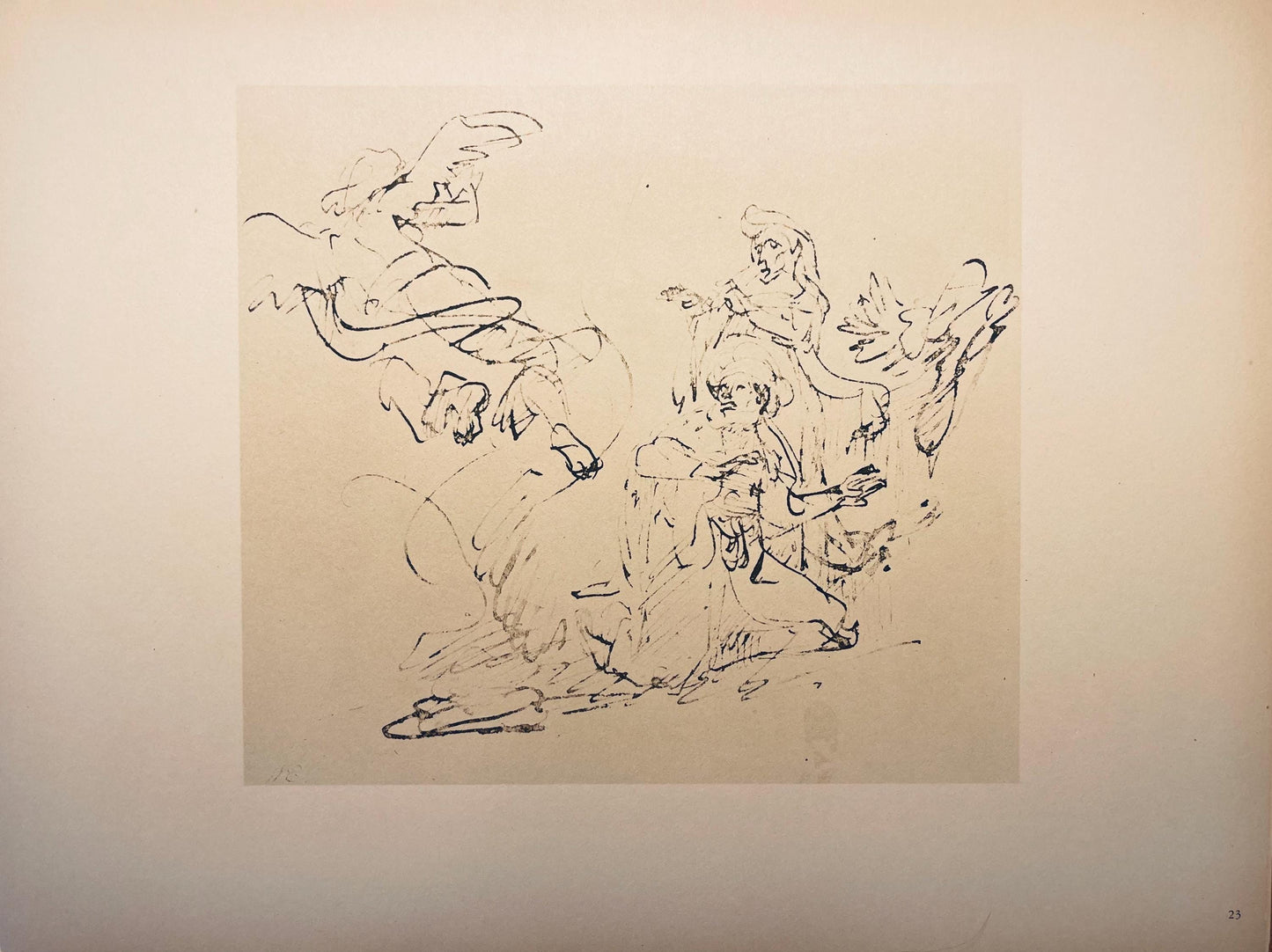 Rembrandt Van Rijn, The Sacrifice Of Manoah, Collotype