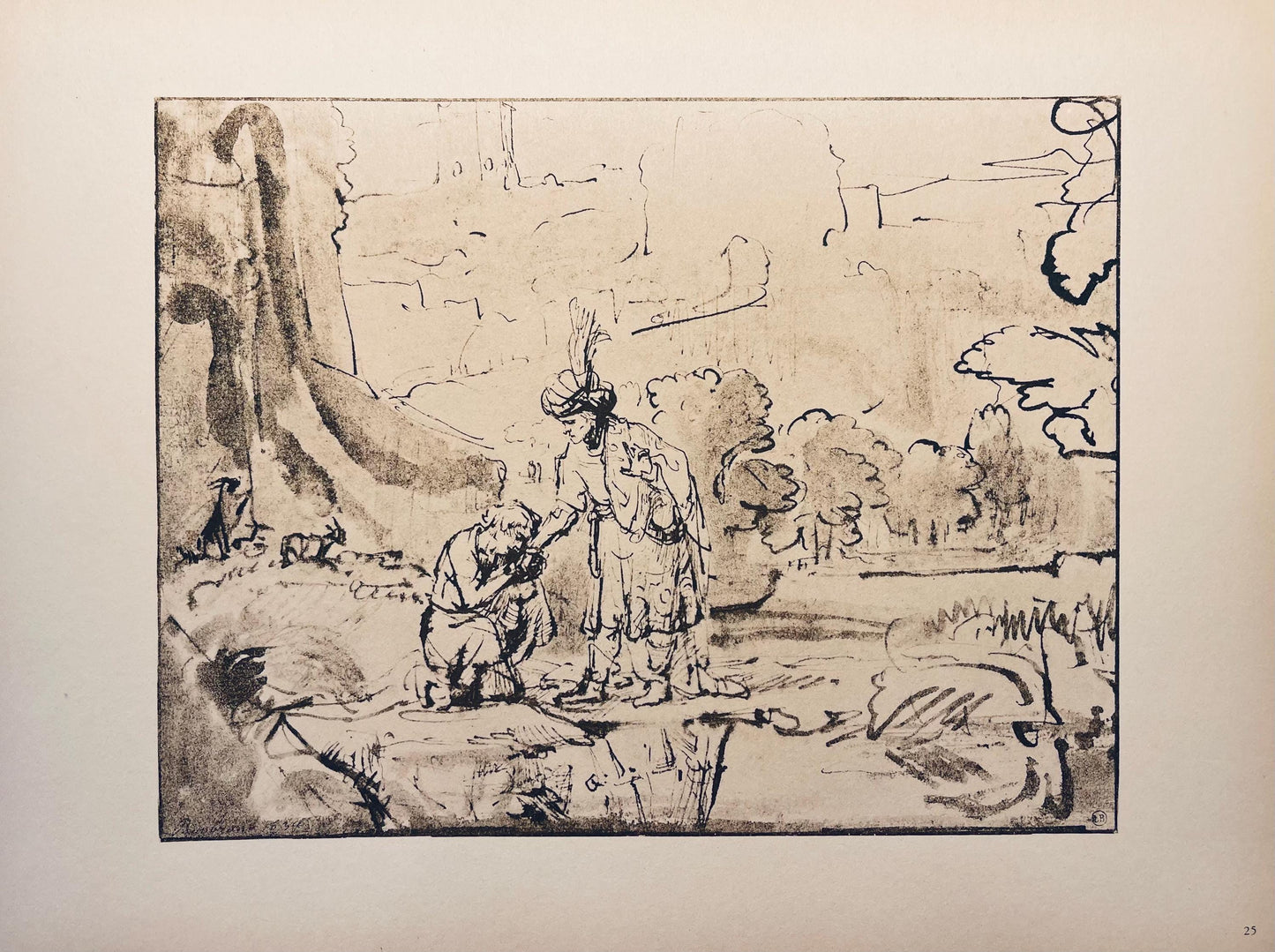 Rembrandt Van Rijn, Jonathan And David, Collotype