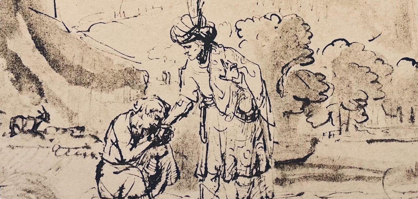 Rembrandt Van Rijn, Jonathan And David, Collotype