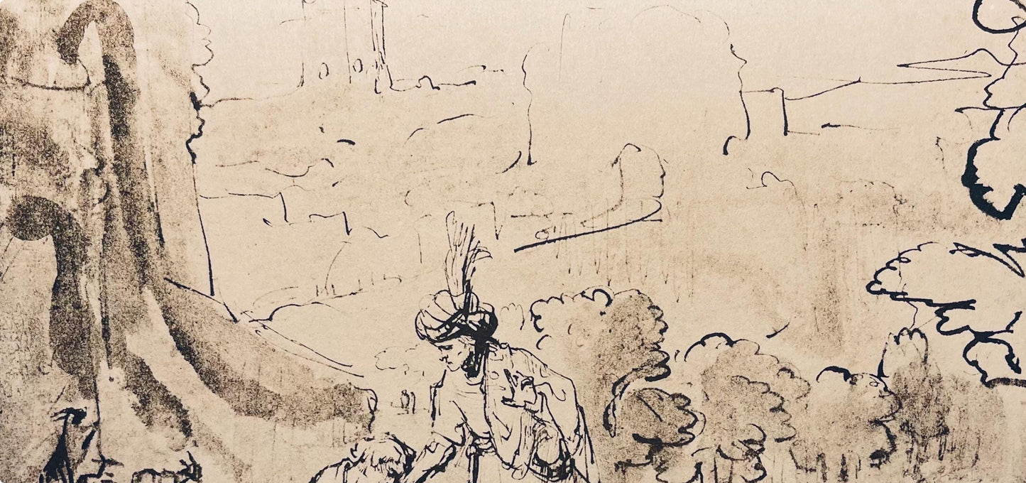 Rembrandt Van Rijn, Jonathan And David, Collotype