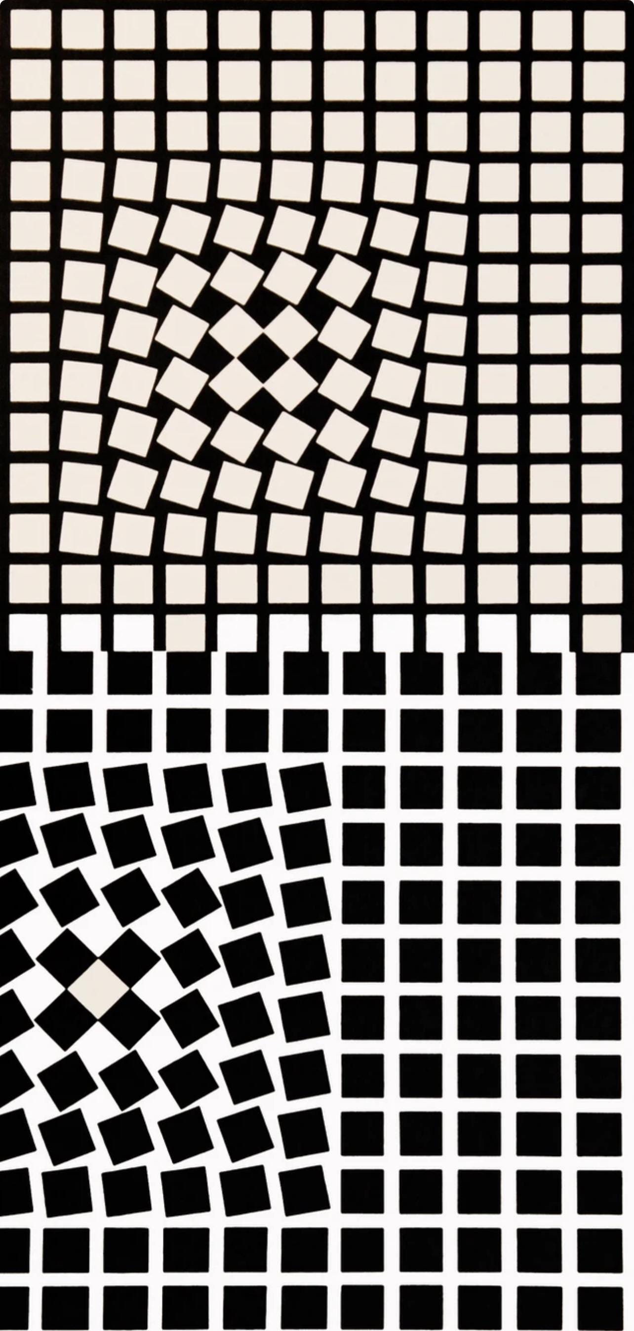 Victor Vasarely, Composition, Corpusculaires, Hliogravure