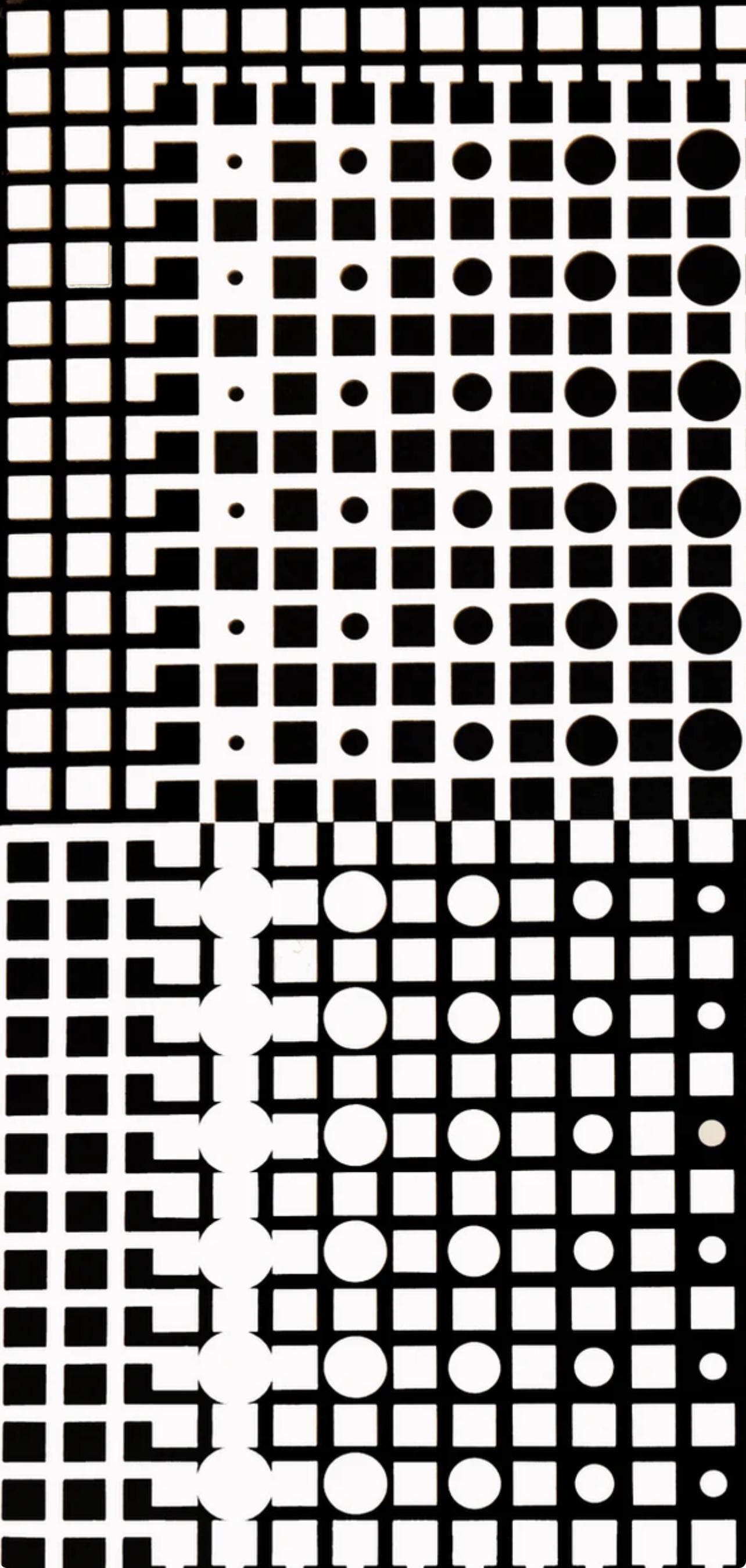 Victor Vasarely, Composition, Corpusculaires, Hliogravure