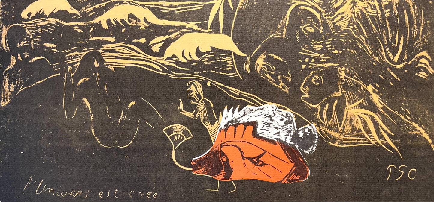 Paul Gauguin, The Creation Of The Universe (L'Univers Est Cr), Woodcut