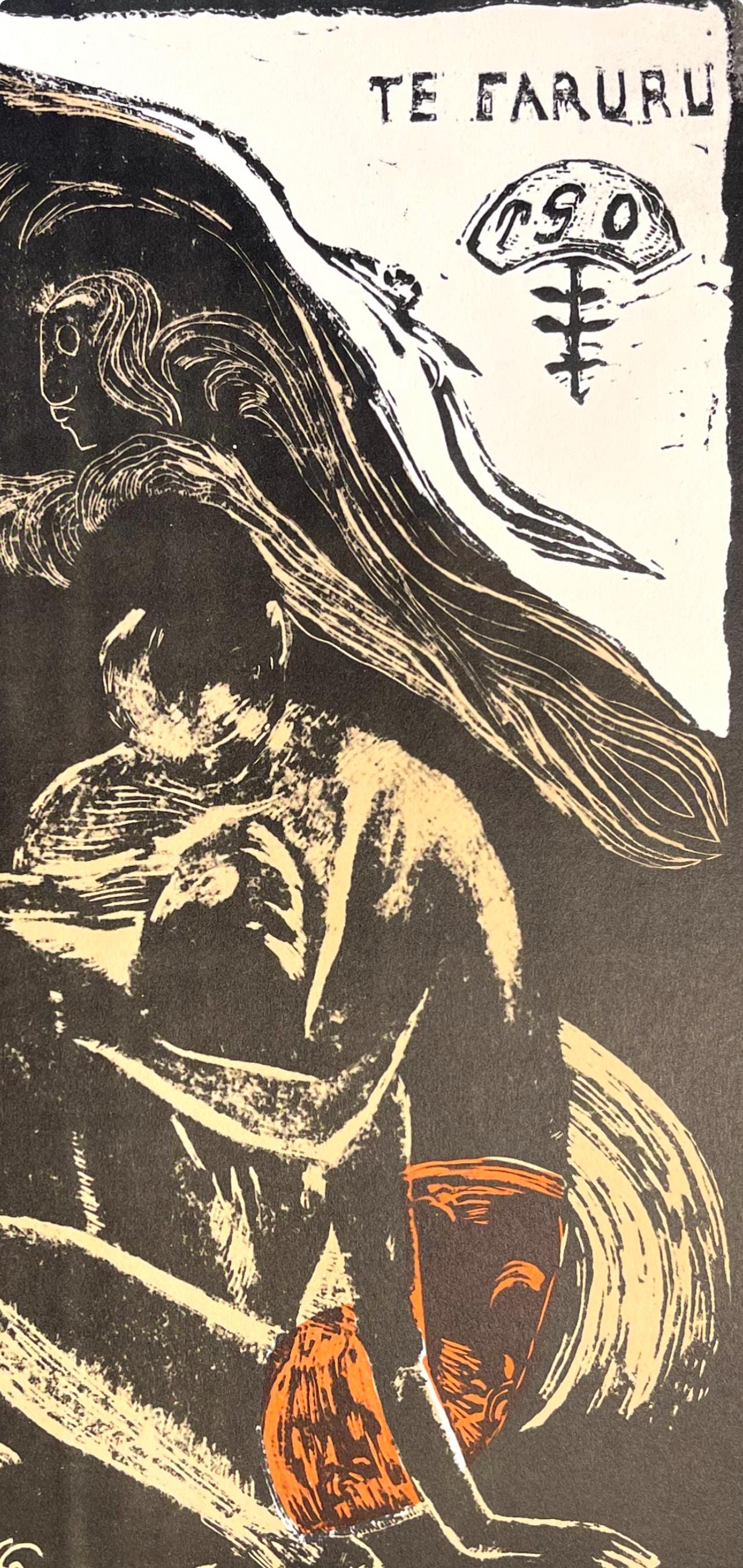 Paul Gauguin, Here We Make Love (Te Faruru), Woodcut