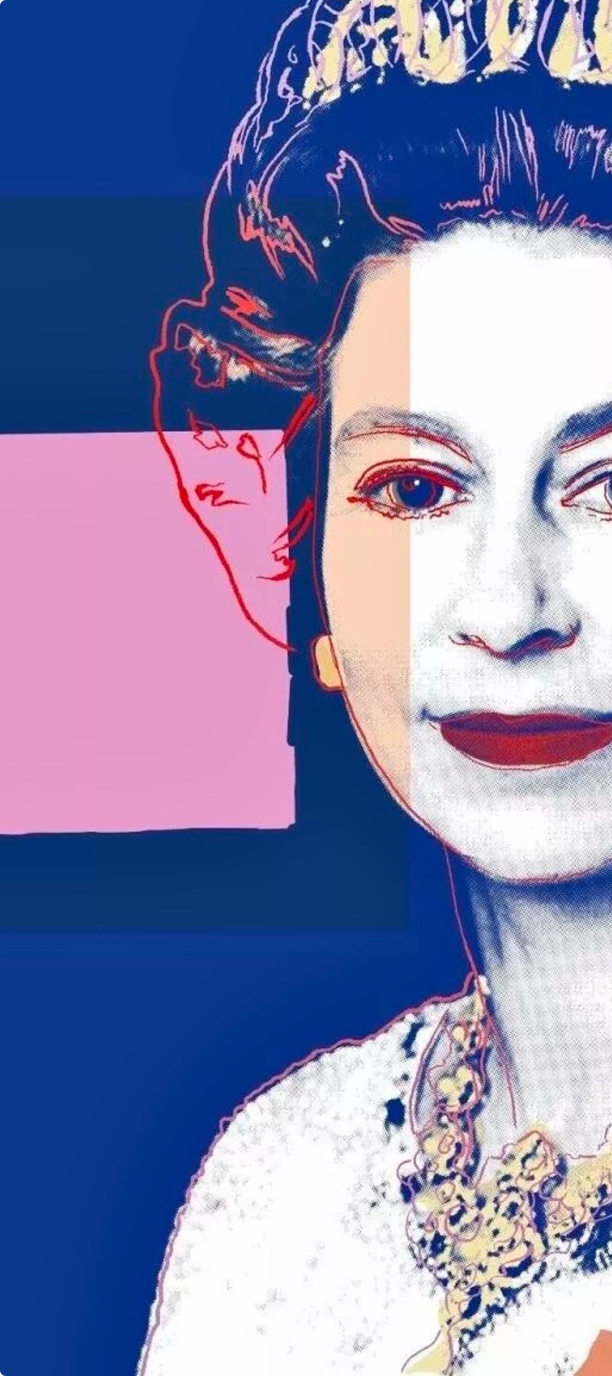 Andy Warhol, Queen Elizabeth Ii, N337, Official, Sunday B. Morning, Silkscreen