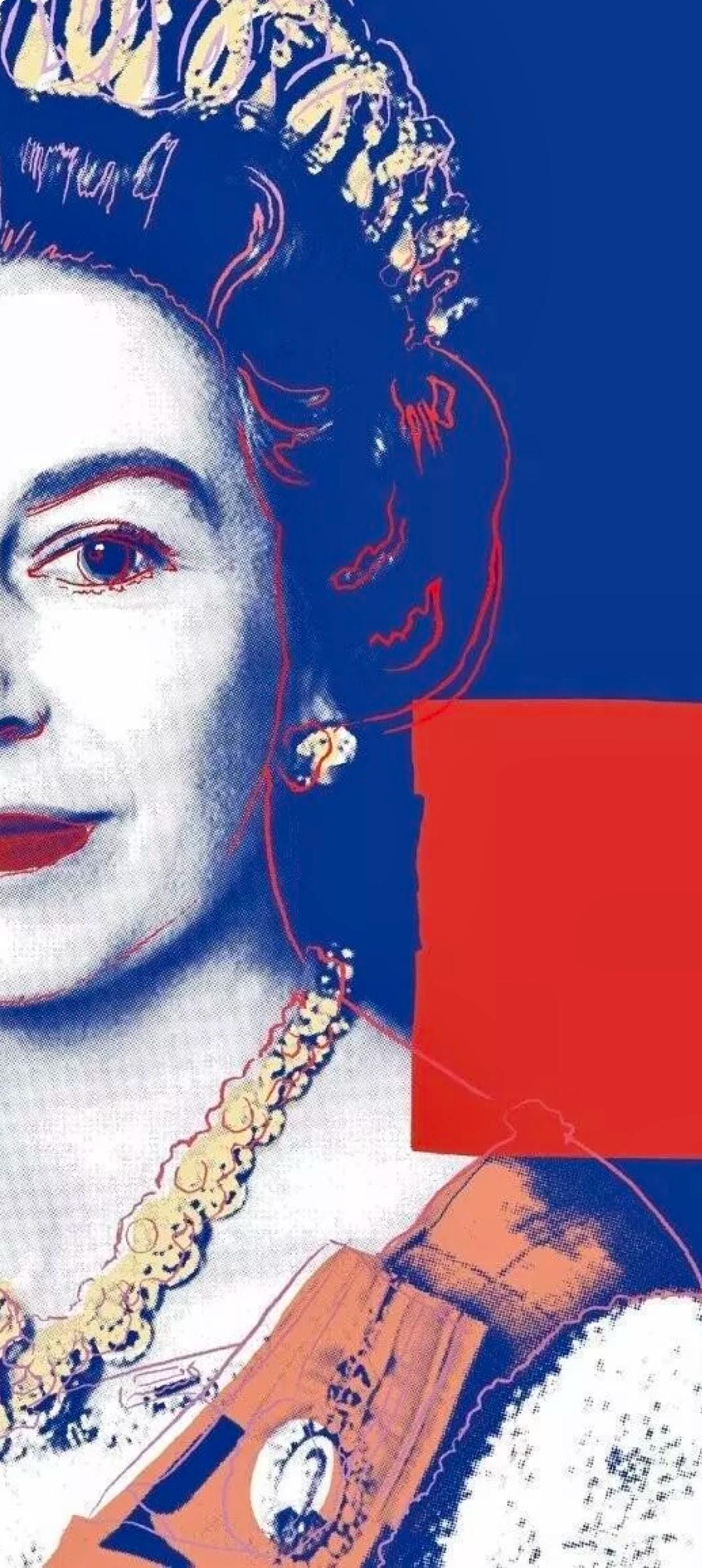 Andy Warhol, Queen Elizabeth Ii, N337, Official, Sunday B. Morning, Silkscreen