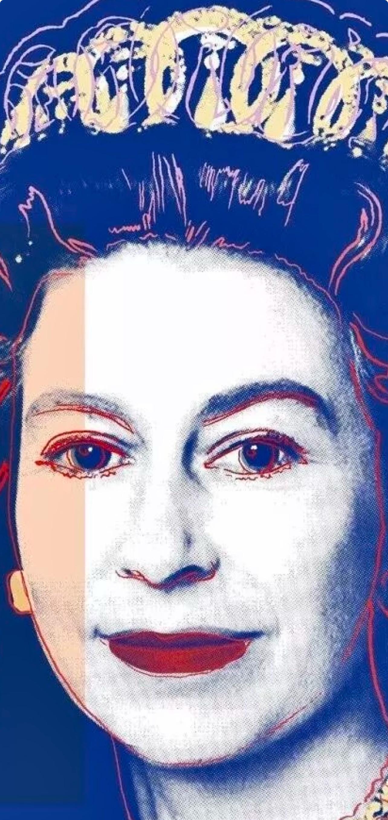 Andy Warhol, Queen Elizabeth Ii, N337, Official, Sunday B. Morning, Silkscreen
