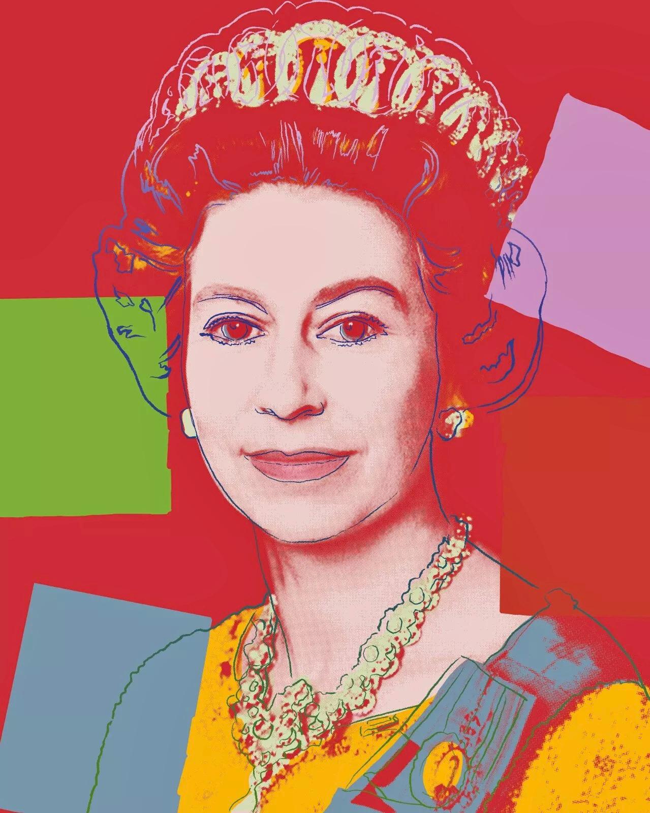 Andy Warhol, Queen Elizabeth Ii, N334, Official, Sunday B. Morning, Silkscreen
