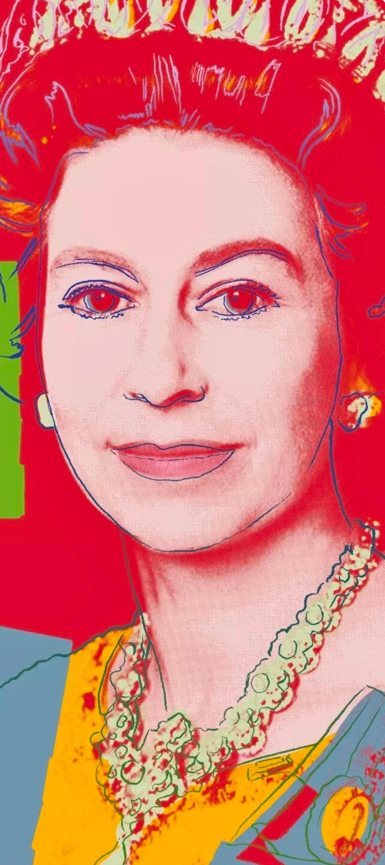 Andy Warhol, Queen Elizabeth Ii, N334, Official, Sunday B. Morning, Silkscreen