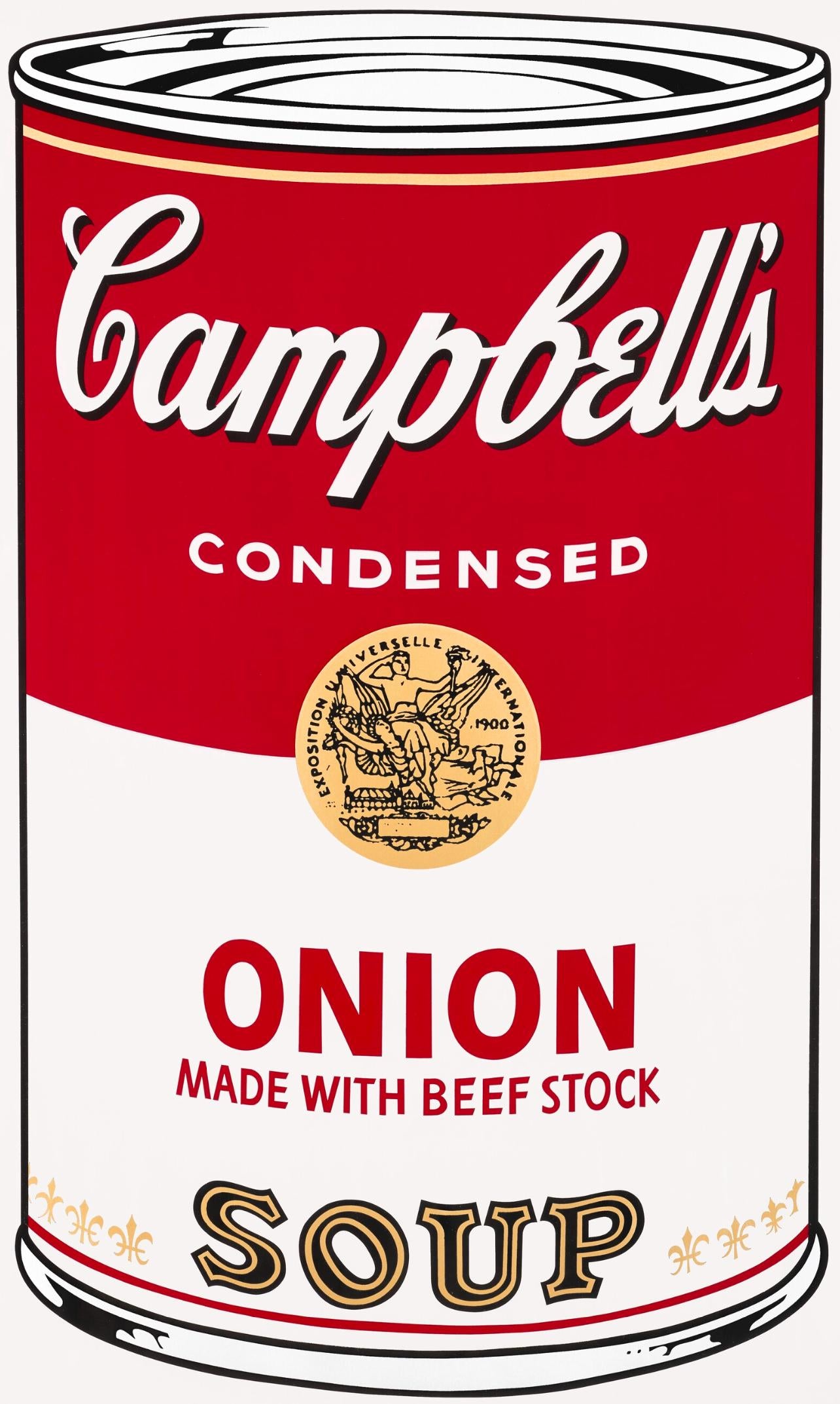 Andy Warhol, Campbells Soup, Onion, Official Edition, Sunday B. Morning, Silkscreen