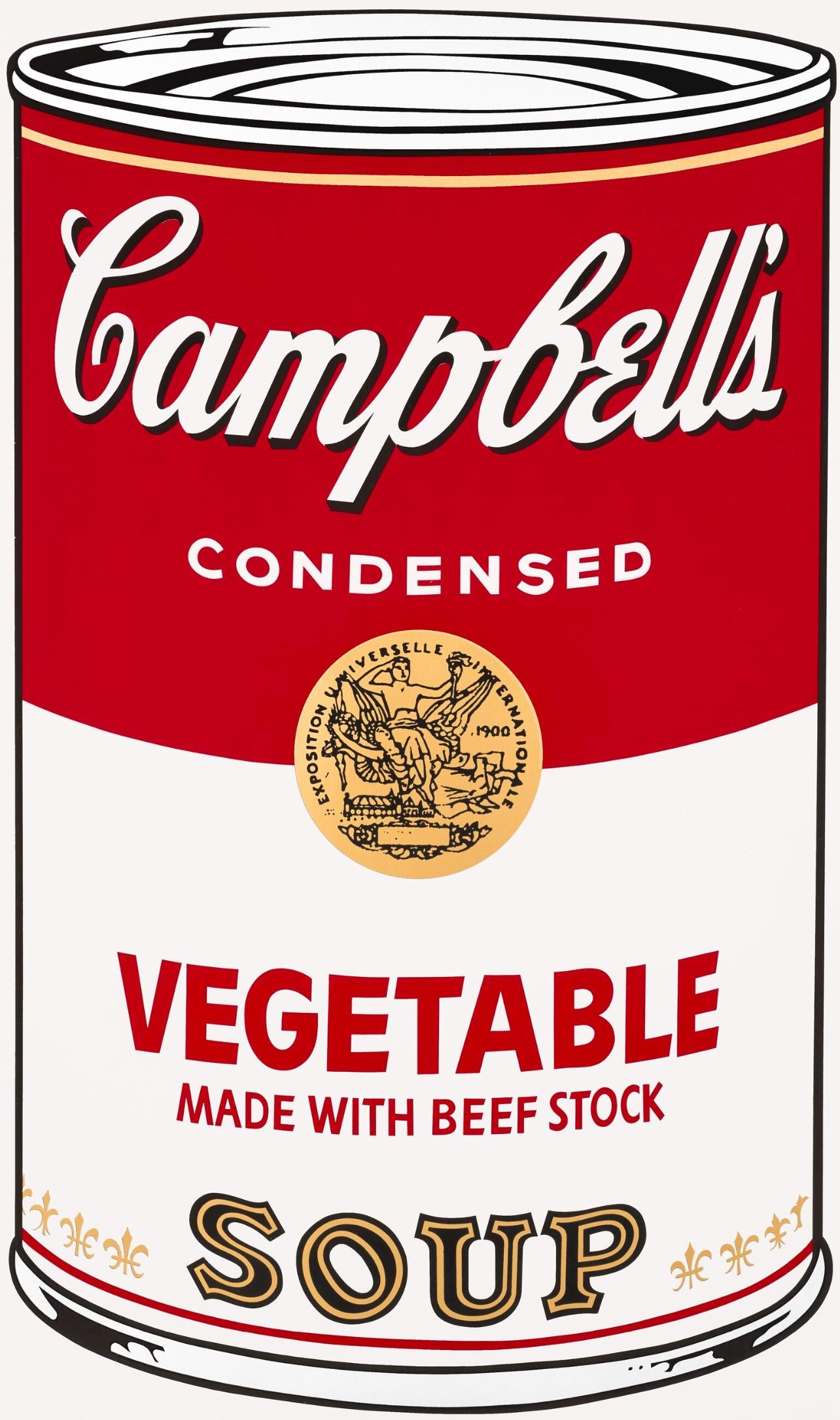 Andy Warhol, Campbells Soup, Vegetable, Official Edition, Sunday B. Morning, Silkscreen