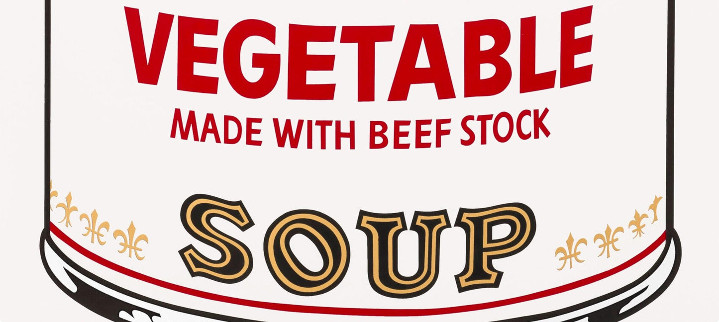 Andy Warhol, Campbells Soup, Vegetable, Official Edition, Sunday B. Morning, Silkscreen