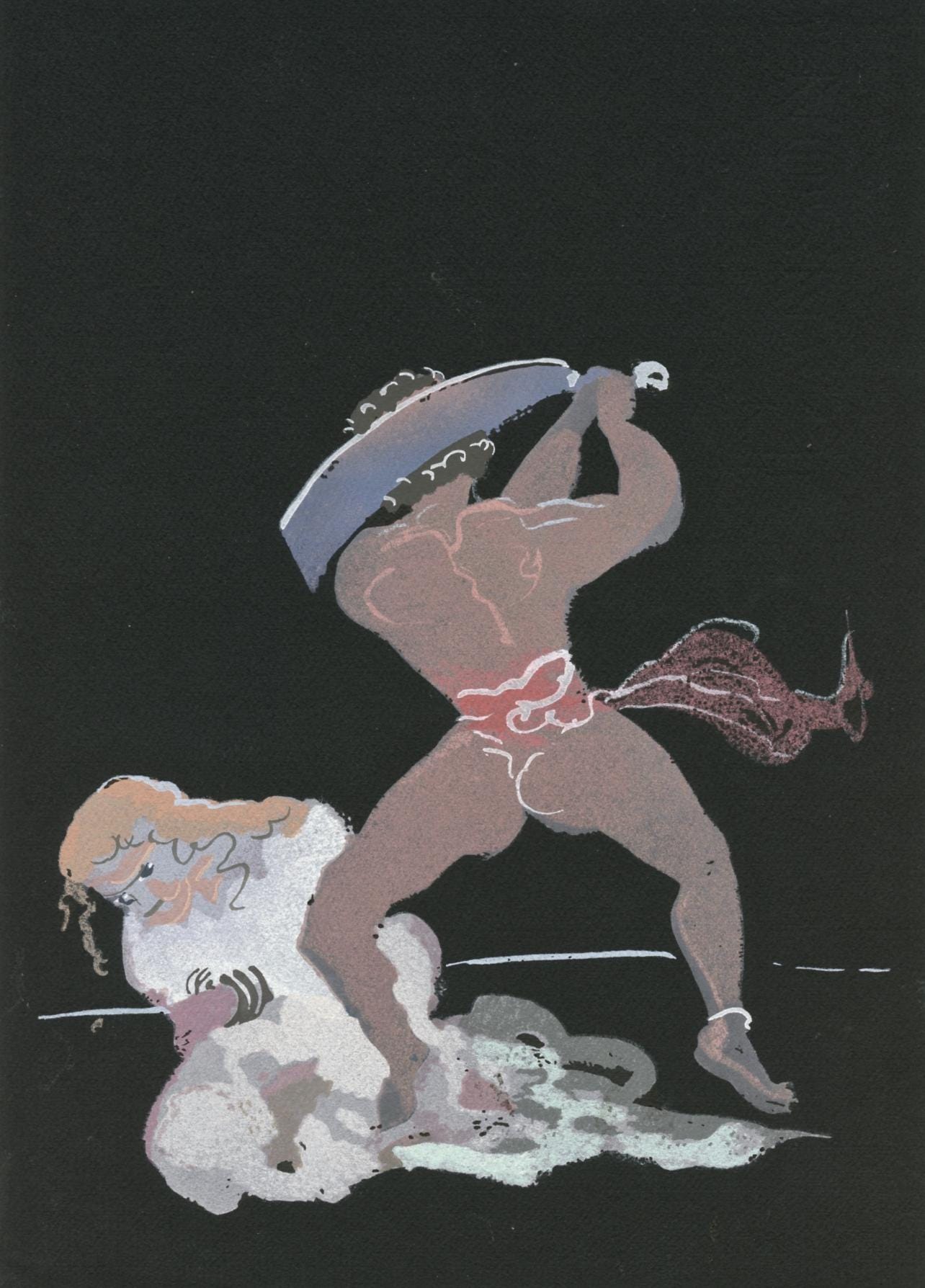 Andr Derain, Composition, Salom, Lithograph