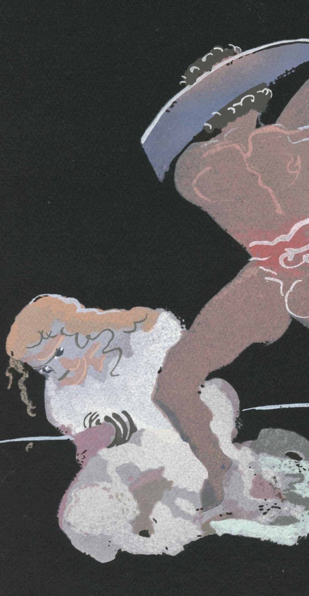 Andr Derain, Composition, Salom, Lithograph
