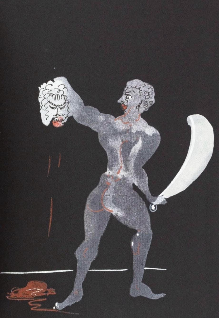 Andr Derain, Composition, Salom, Lithograph