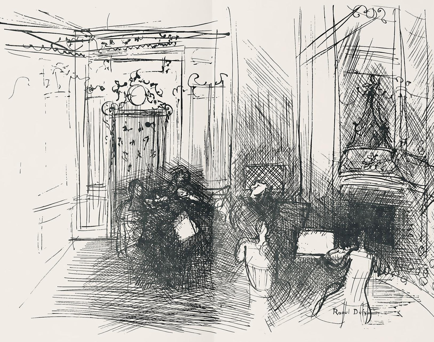 Raoul Dufy, Dessin, Lettre Mon Peintre Raoul Dufy, Lithograph