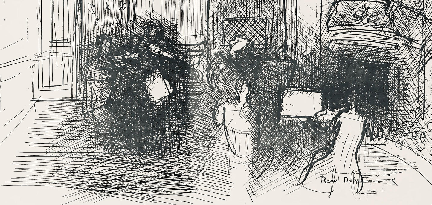 Raoul Dufy, Dessin, Lettre Mon Peintre Raoul Dufy, Lithograph