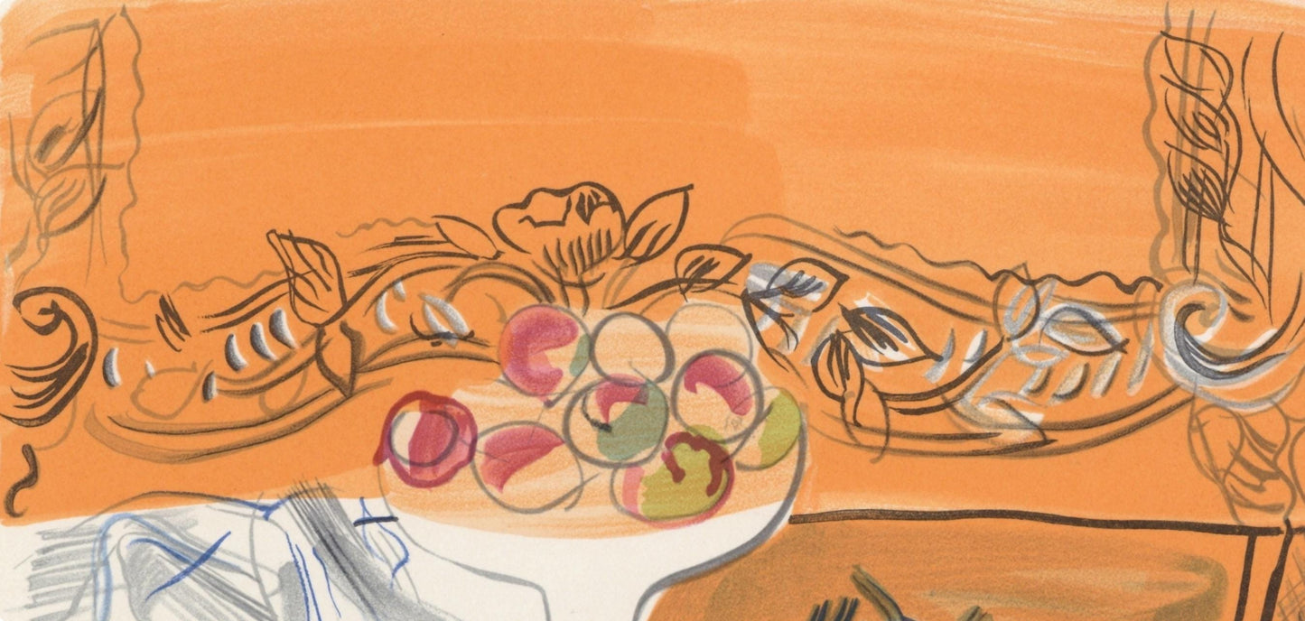 Raoul Dufy, Nature Morte, Lettre Mon Peintre Raoul Dufy, Lithograph