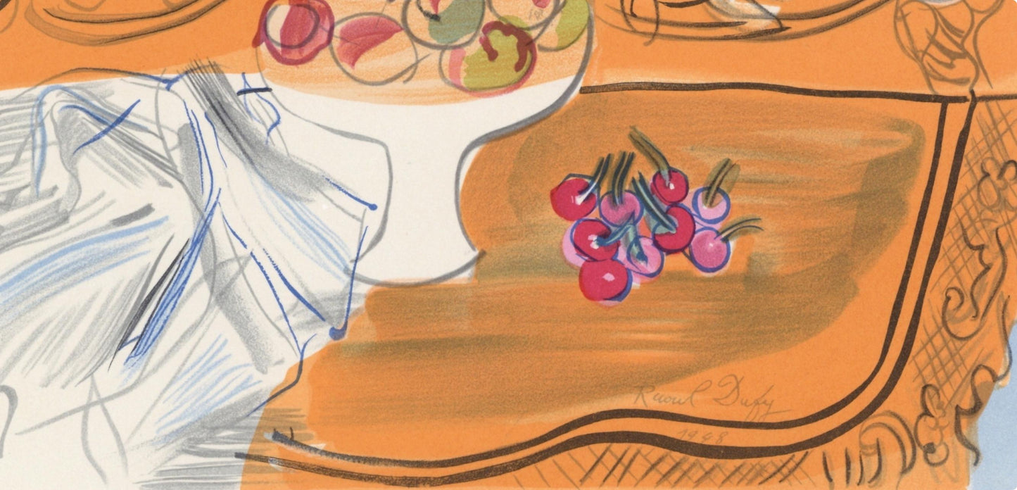 Raoul Dufy, Nature Morte, Lettre Mon Peintre Raoul Dufy, Lithograph