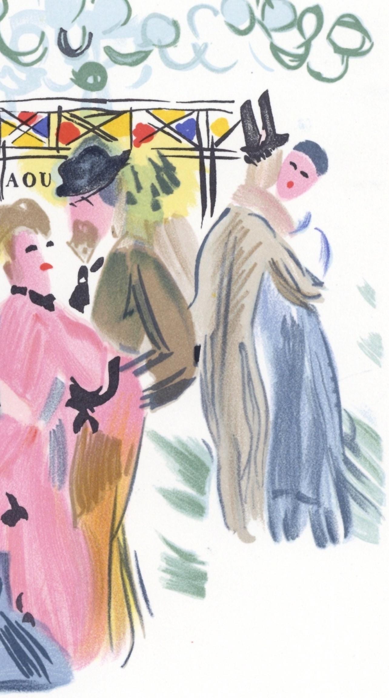 Raoul Dufy, Hommage Renoir, Lettre Mon Peintre Raoul Dufy, Lithograph